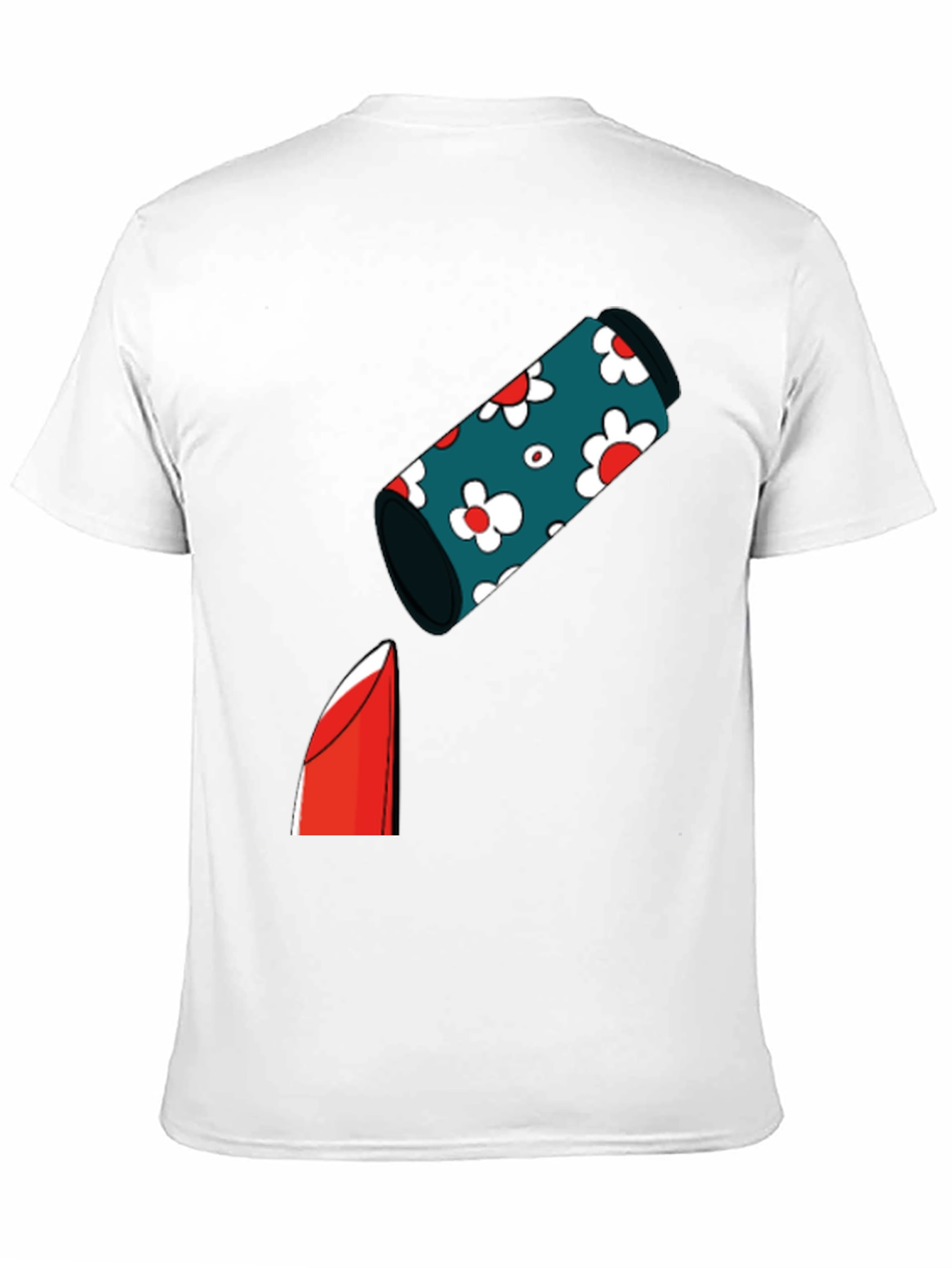 Funky Lipstick Graphic T-Shirt