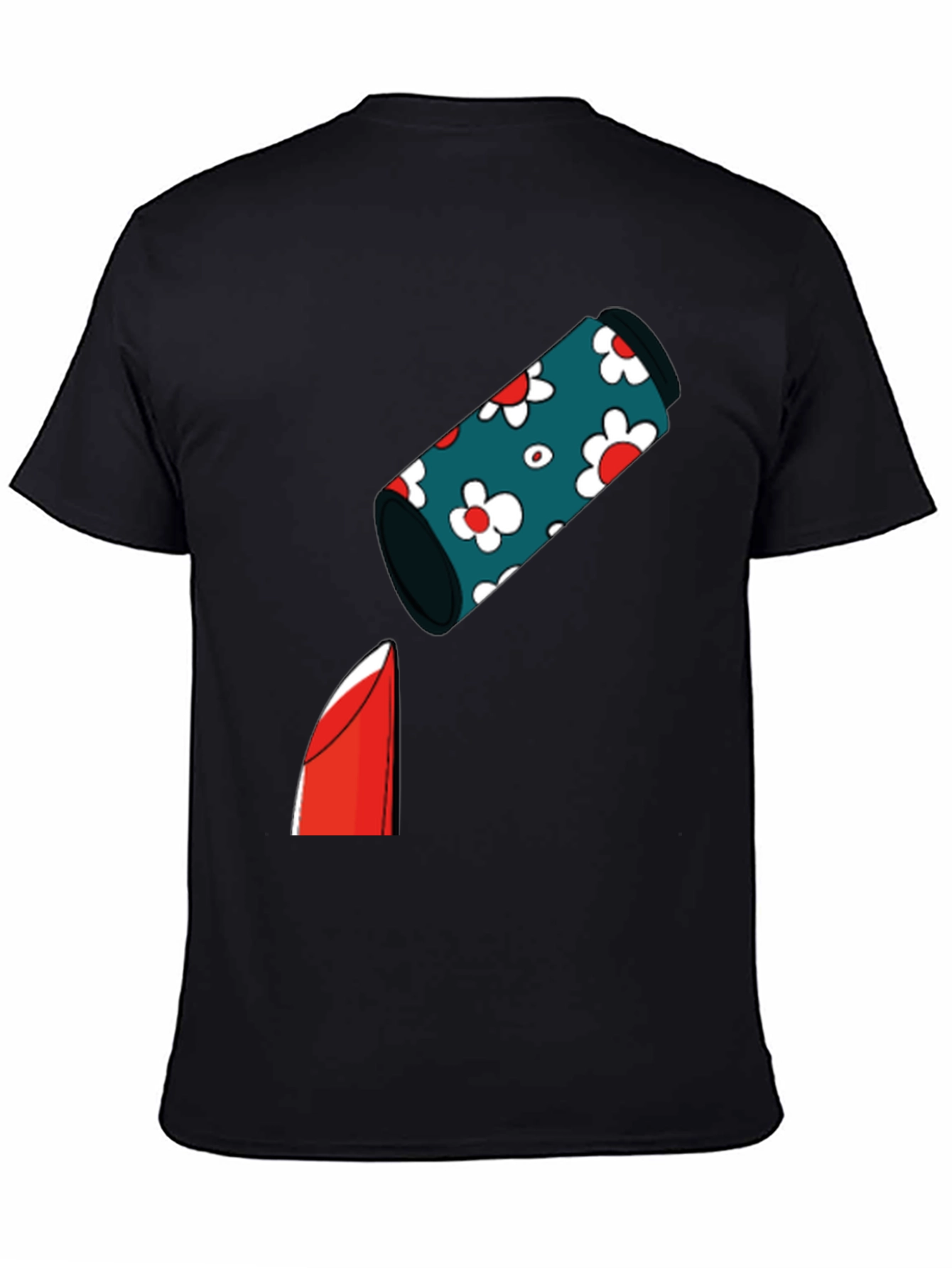 Funky Lipstick Graphic T-Shirt