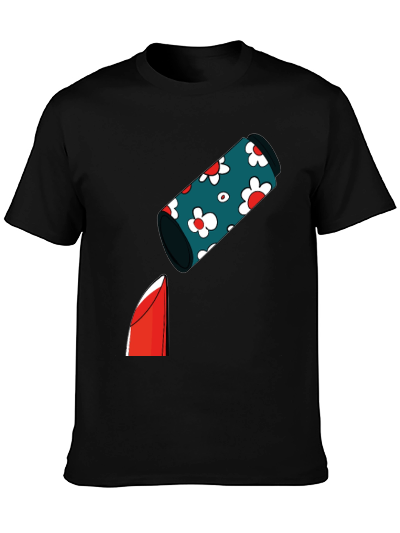 Funky Lipstick Graphic T-Shirt