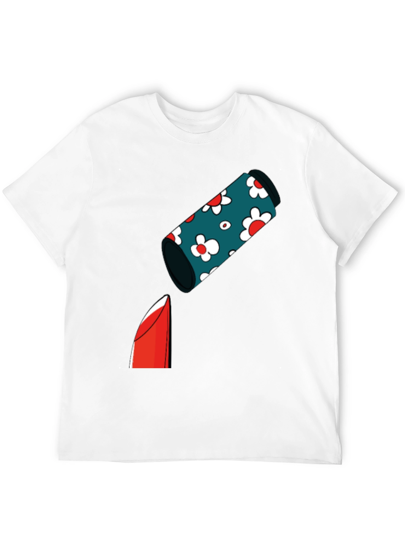 Funky Lipstick Graphic T-Shirt