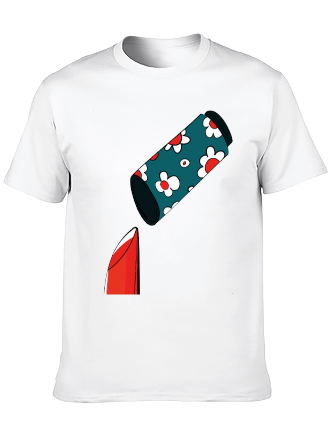 Funky Lipstick Graphic T-Shirt