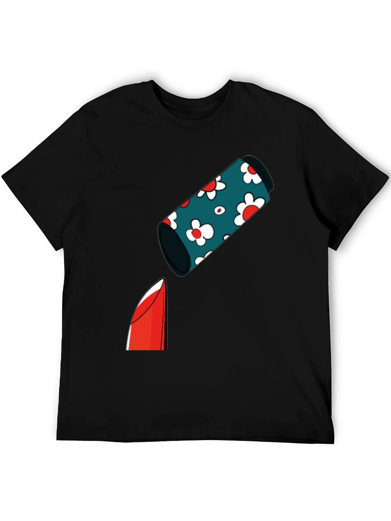 Funky Lipstick Graphic T-Shirt