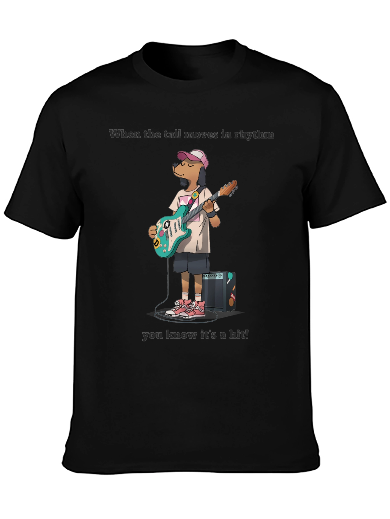 Dog Guitarist T-Shirt - When the Tail Moves