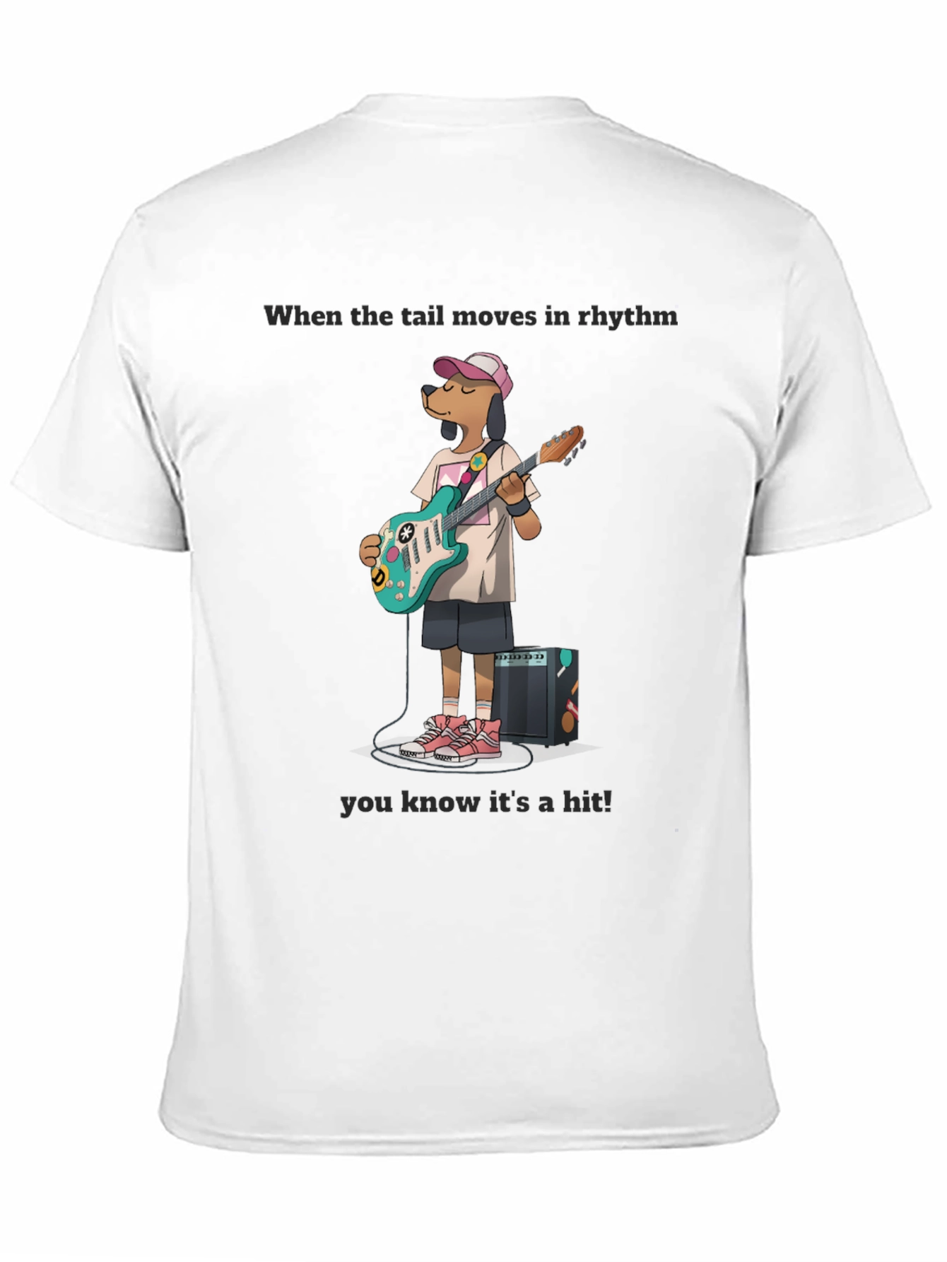 Dog Guitarist T-Shirt - When the Tail Moves