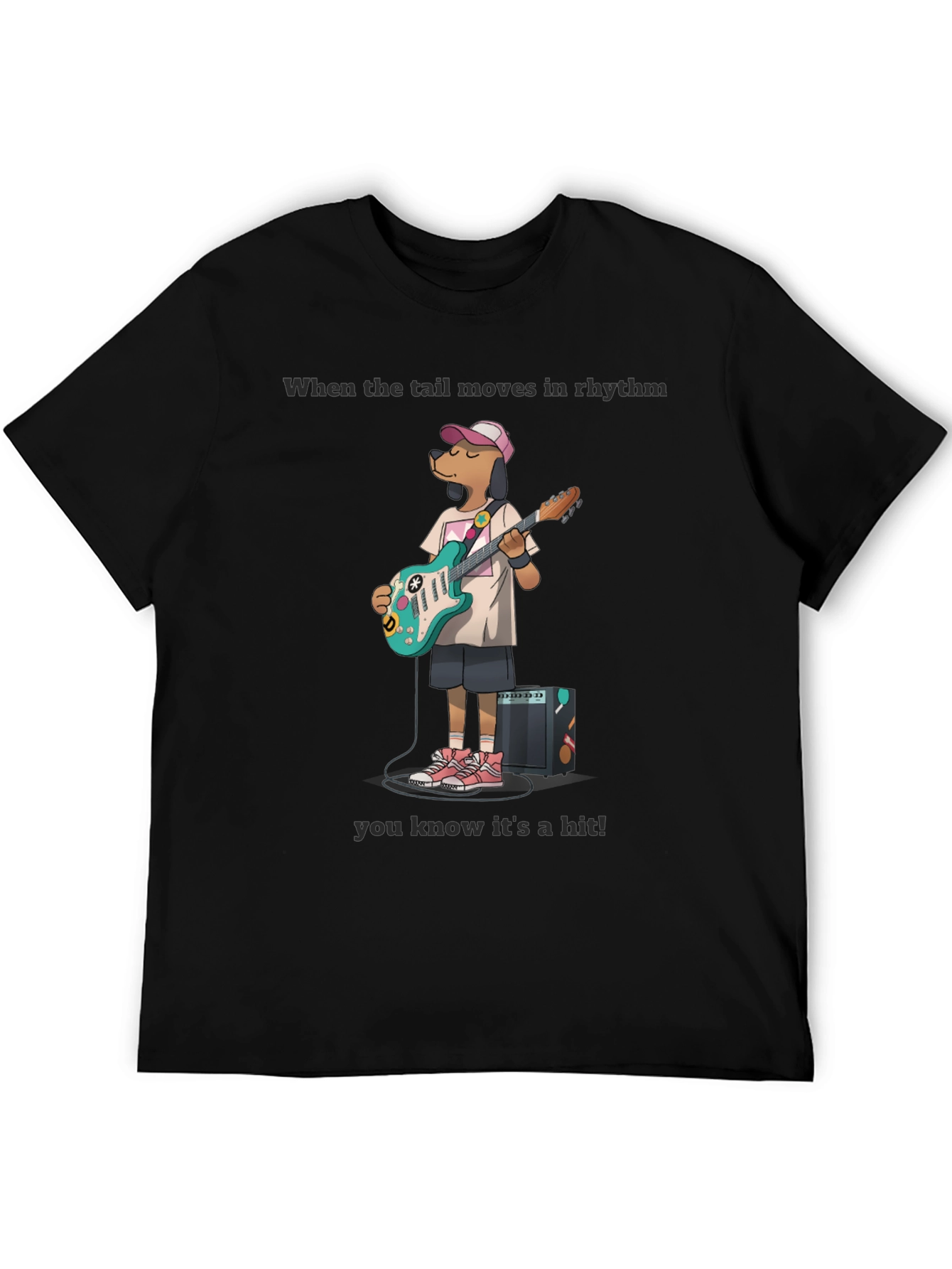 Dog Guitarist T-Shirt - When the Tail Moves