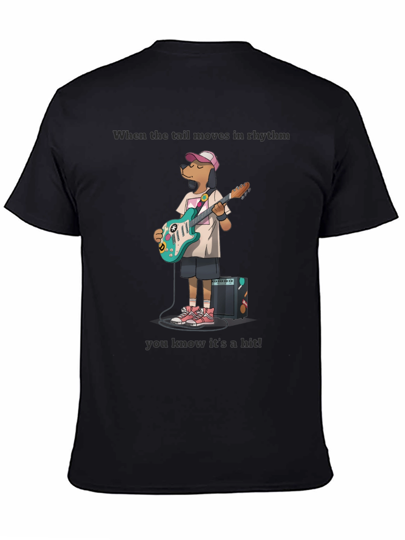 Dog Guitarist T-Shirt - When the Tail Moves