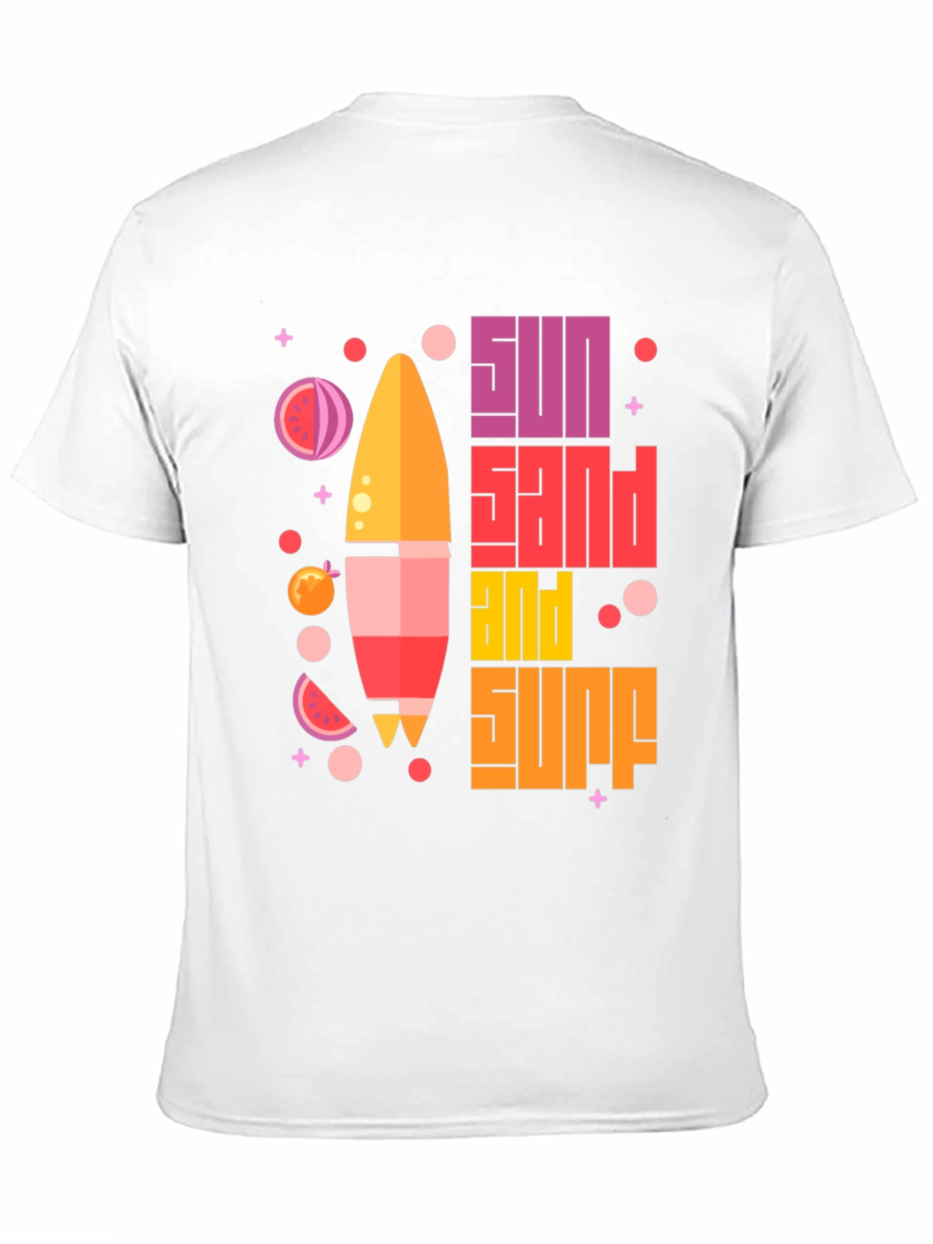 Sun Sand Surf Graphic Tee - Black
