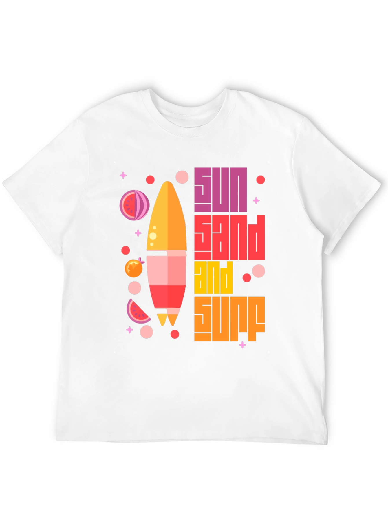 Sun Sand Surf Graphic Tee - Black