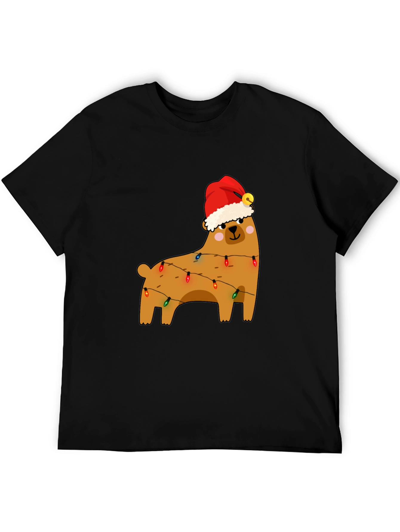 Festive Bear Christmas Lights T-Shirt