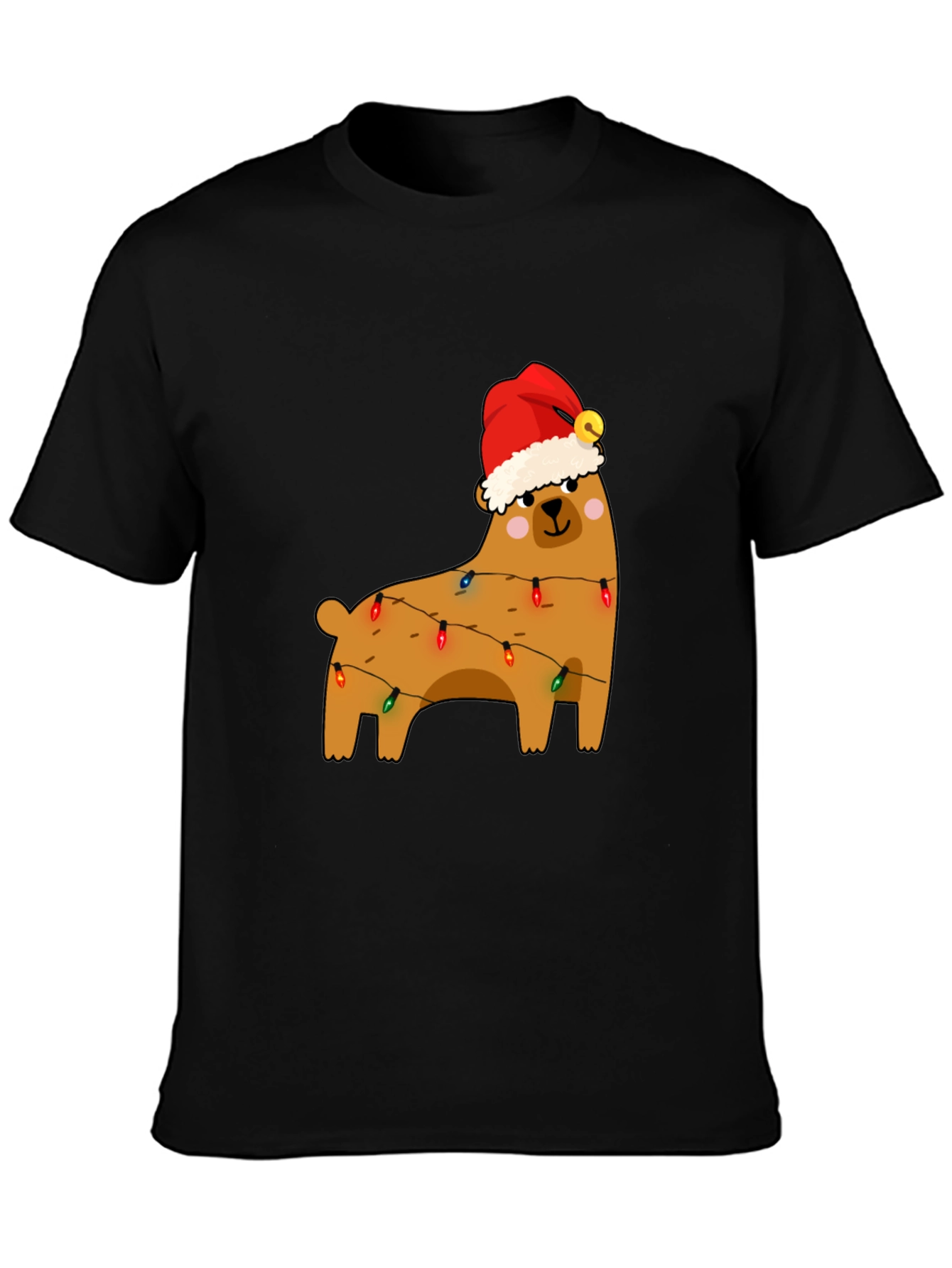Festive Bear Christmas Lights T-Shirt