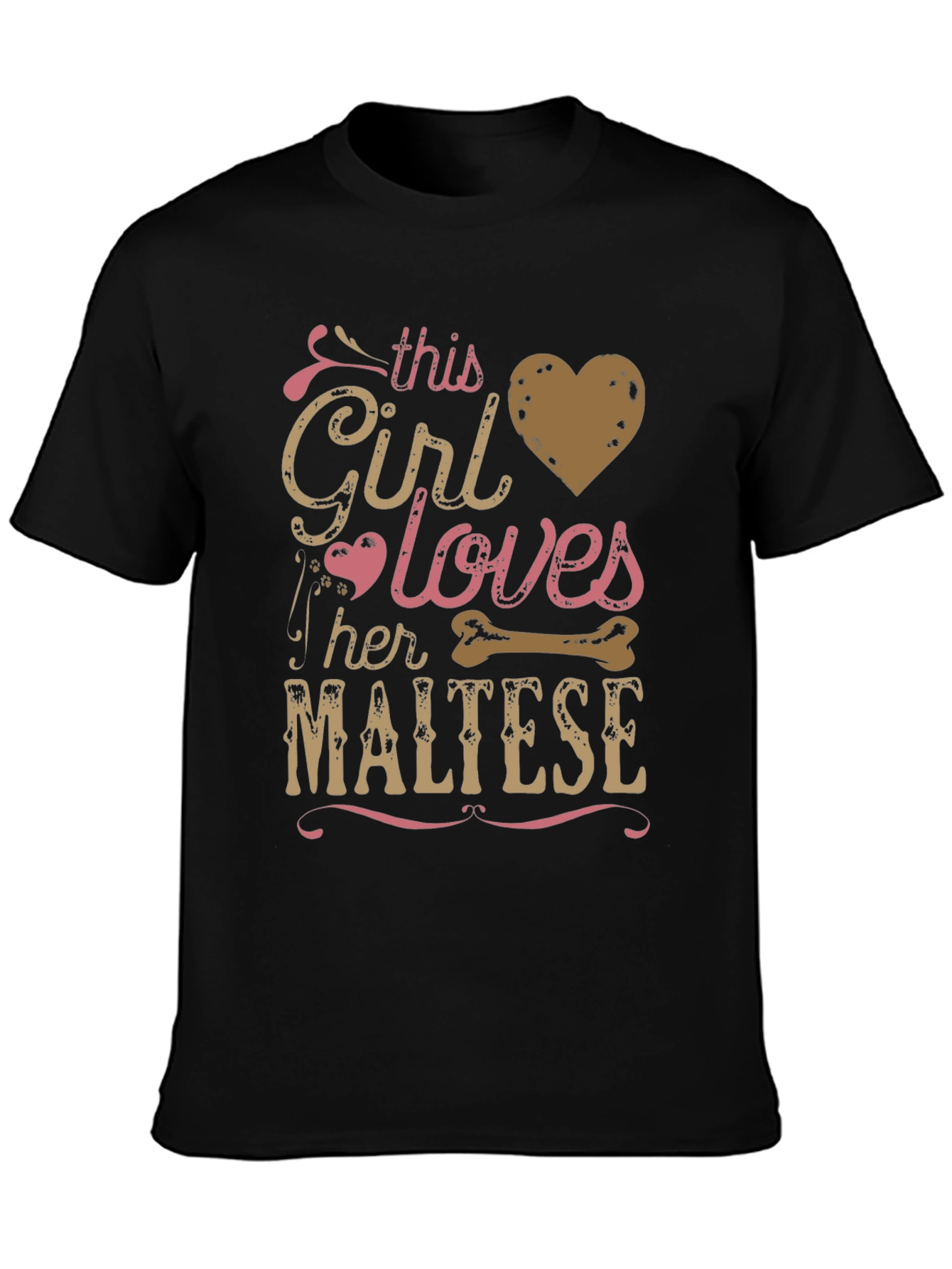 This Girl Loves Her Maltese T-Shirt Dog Lover Gift