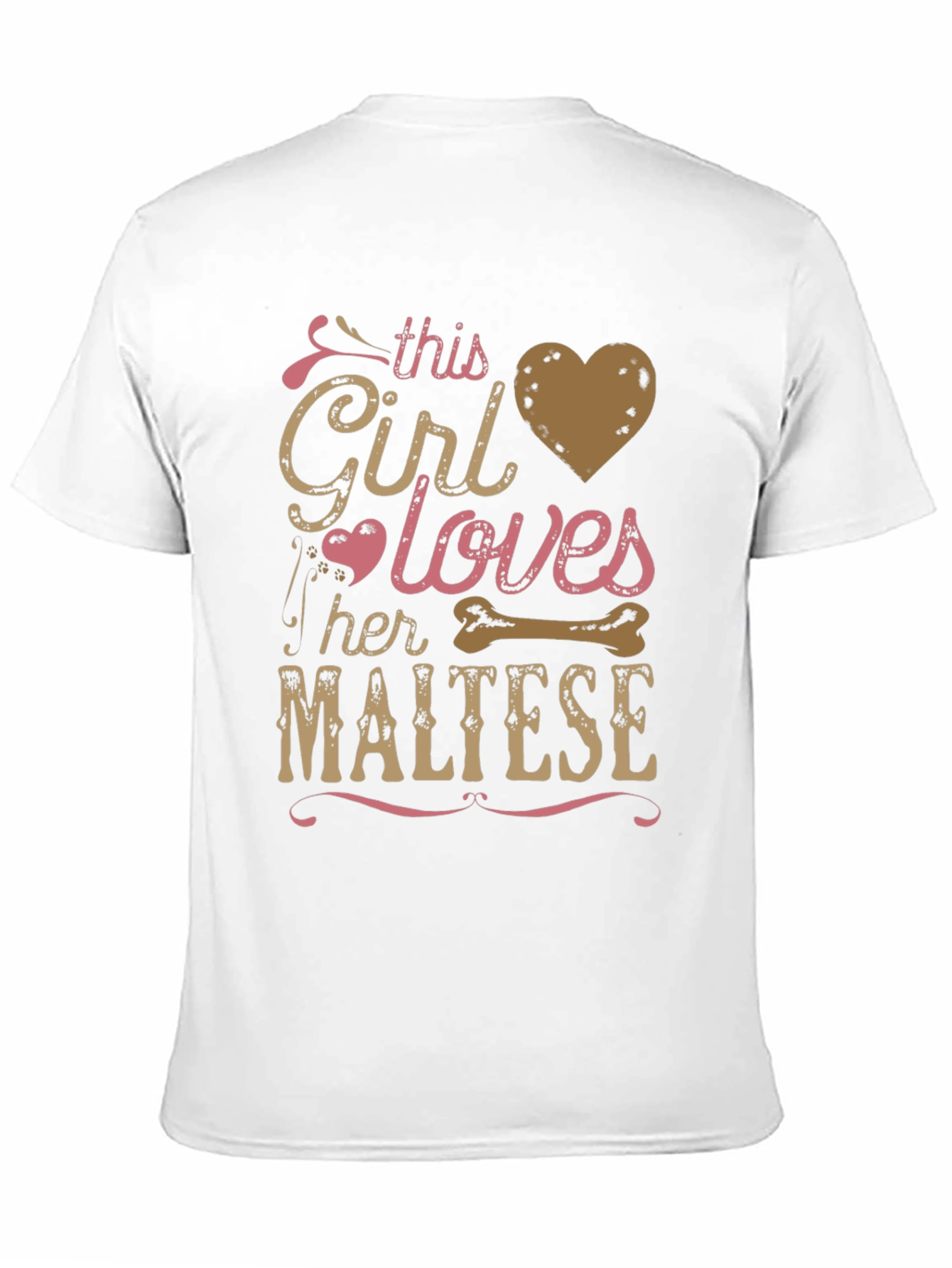 This Girl Loves Her Maltese T-Shirt Dog Lover Gift