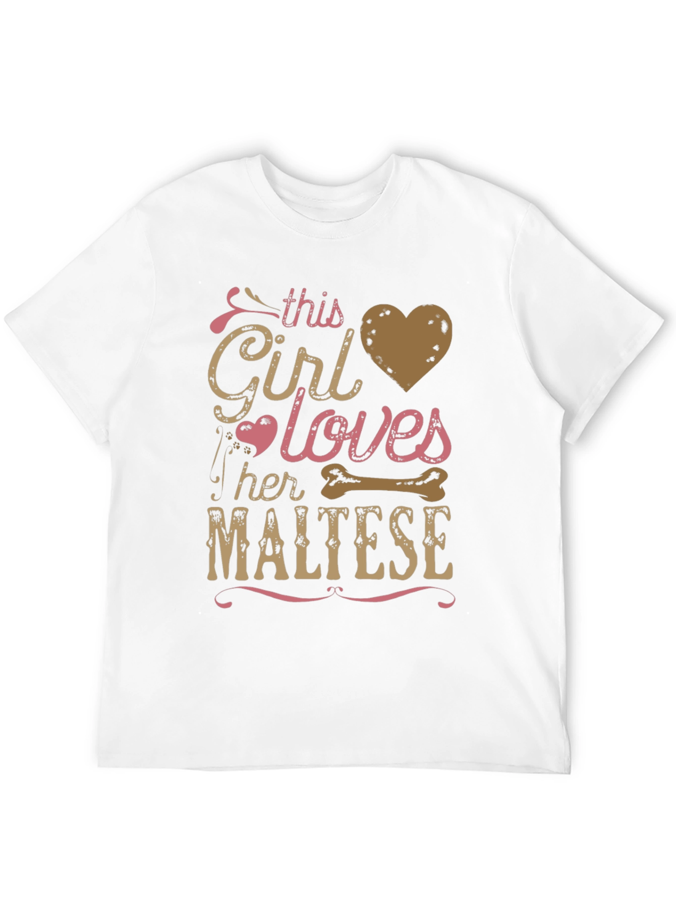 This Girl Loves Her Maltese T-Shirt Dog Lover Gift