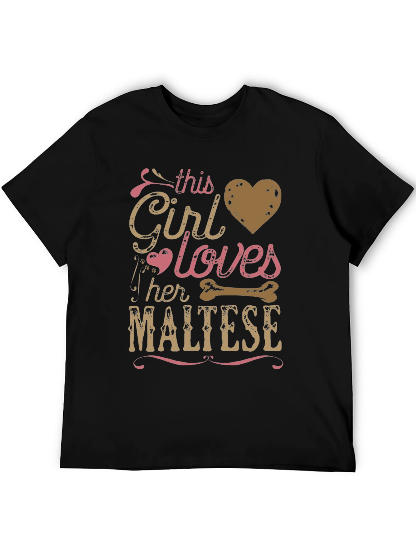 This Girl Loves Her Maltese T-Shirt Dog Lover Gift