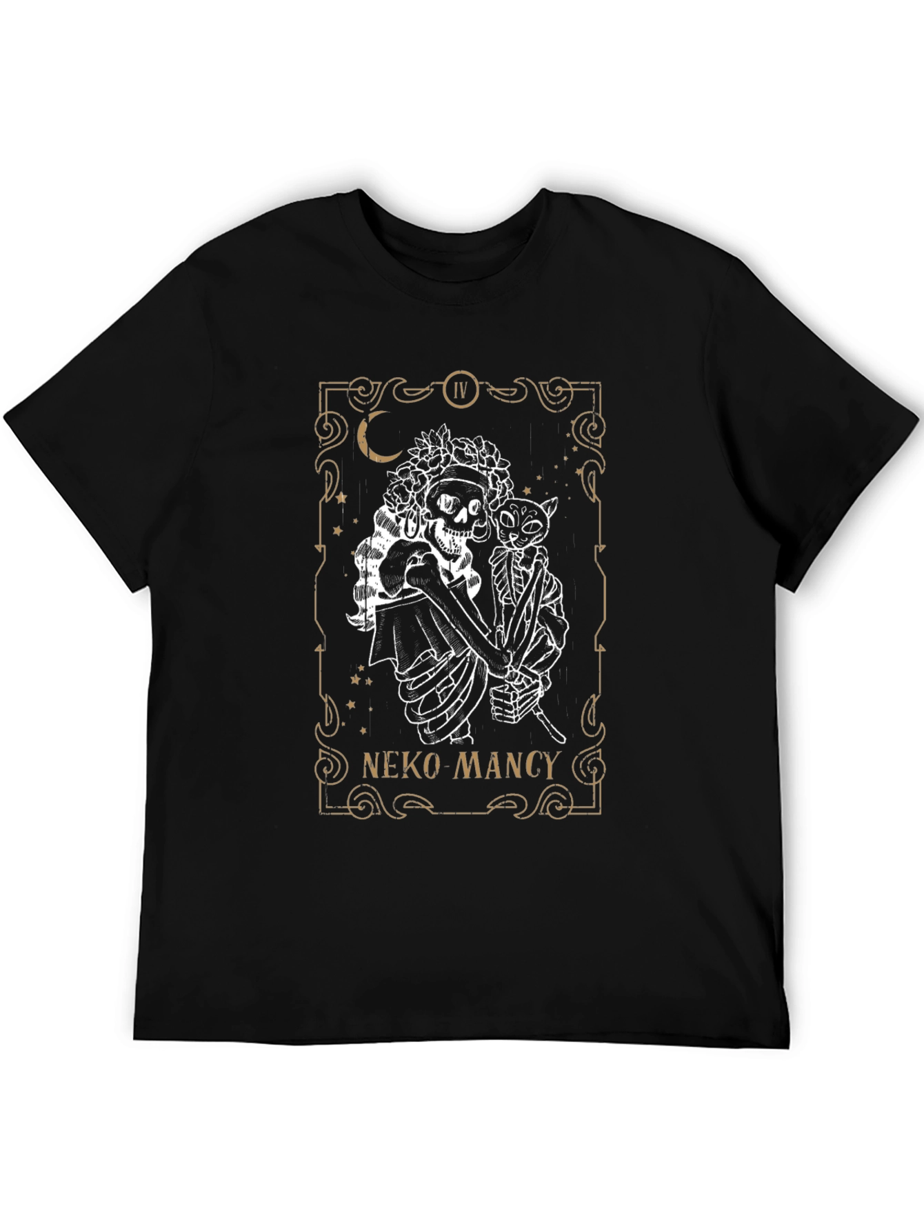 Neko Mancy Tarot Card T-Shirt