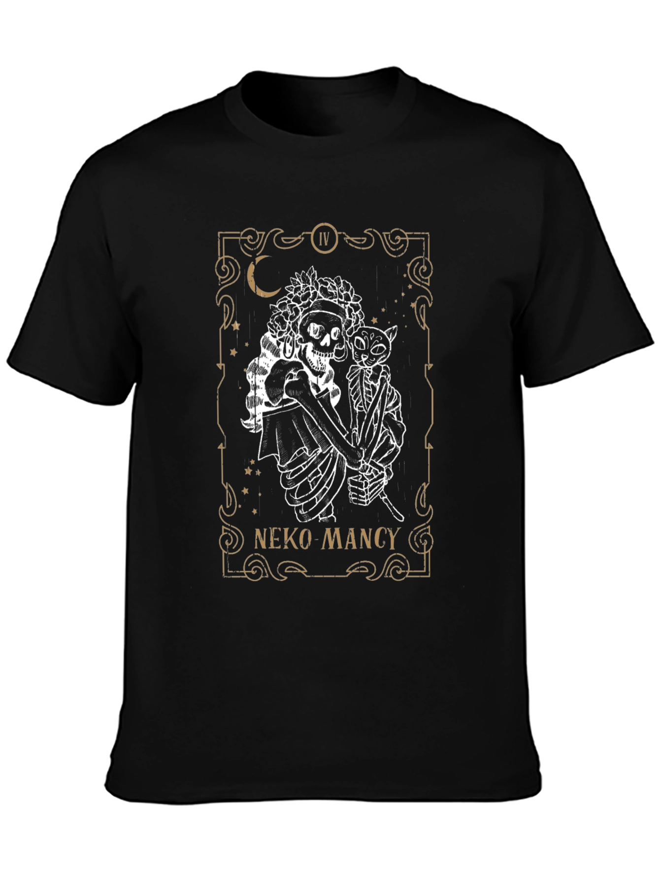Neko Mancy Tarot Card T-Shirt
