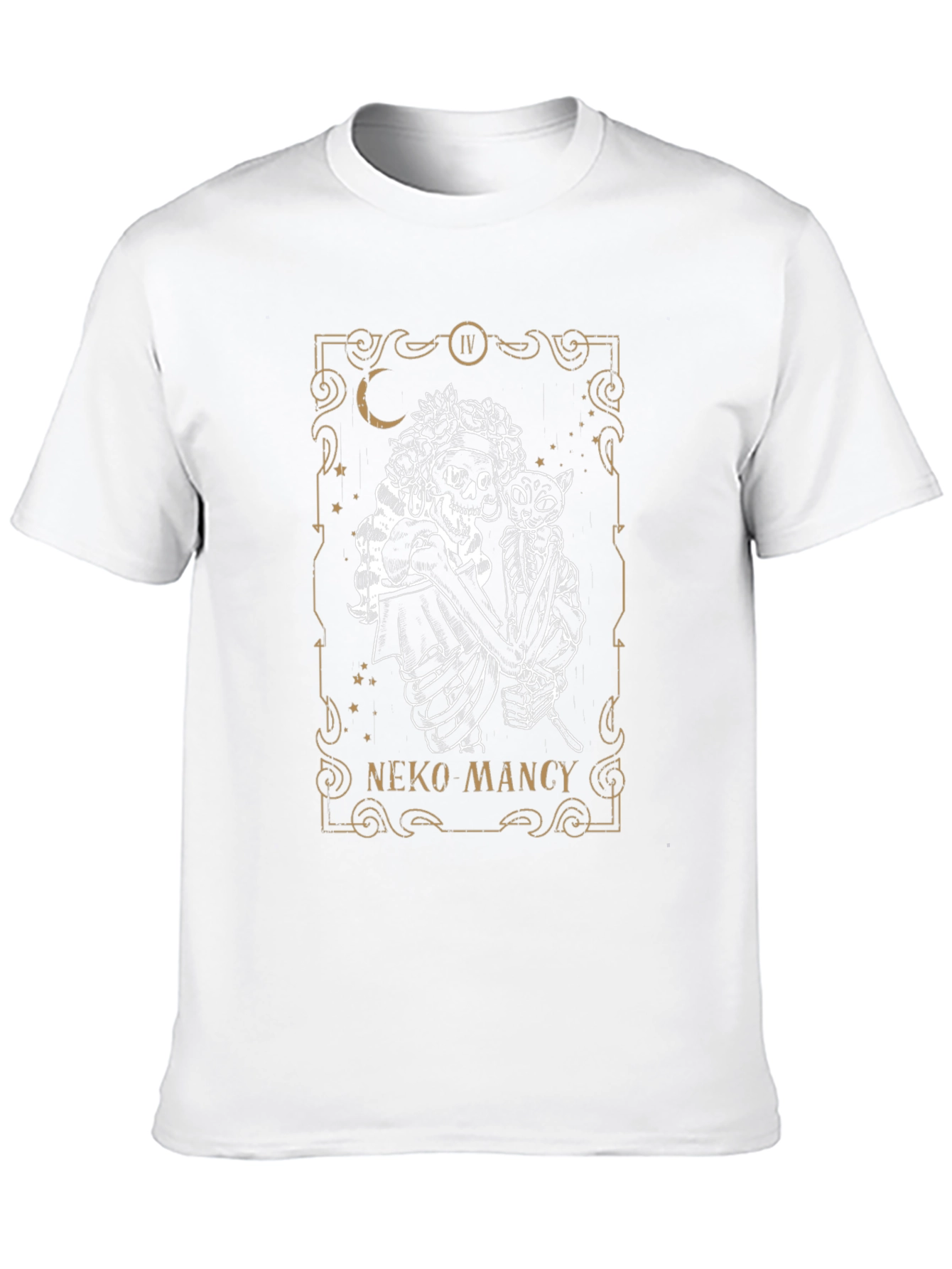 Neko Mancy Tarot Card T-Shirt