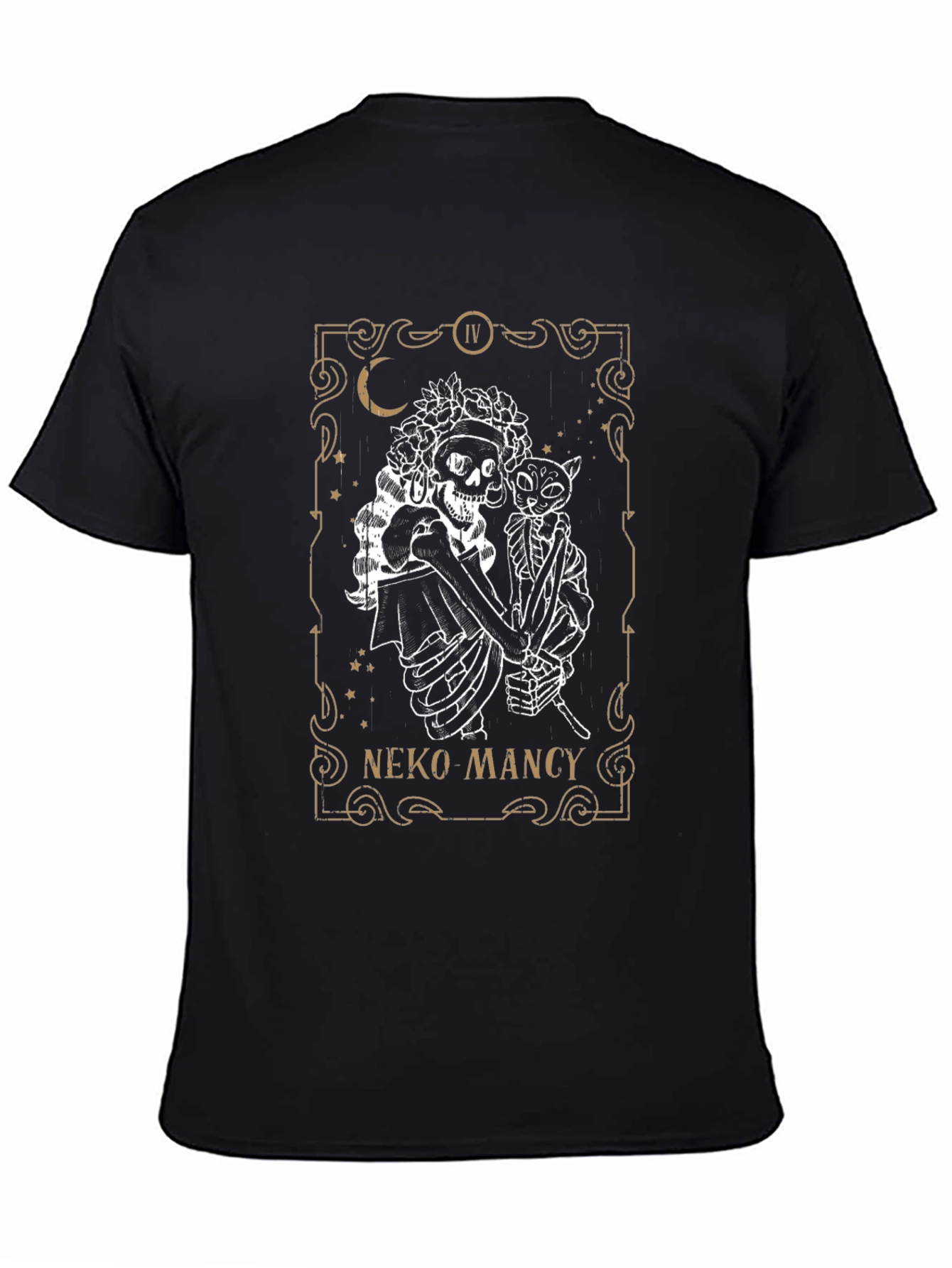 Neko Mancy Tarot Card T-Shirt