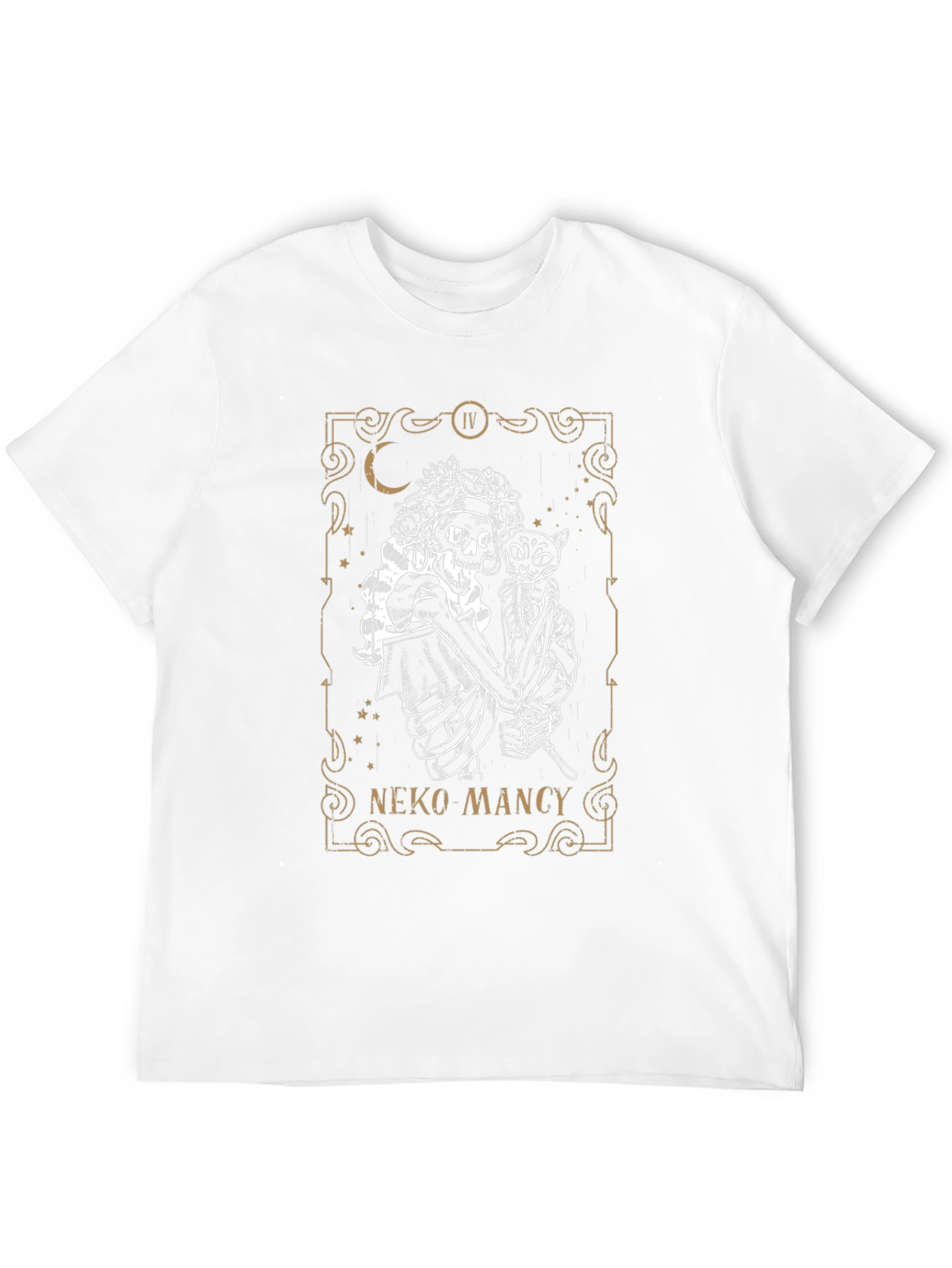 Neko Mancy Tarot Card T-Shirt