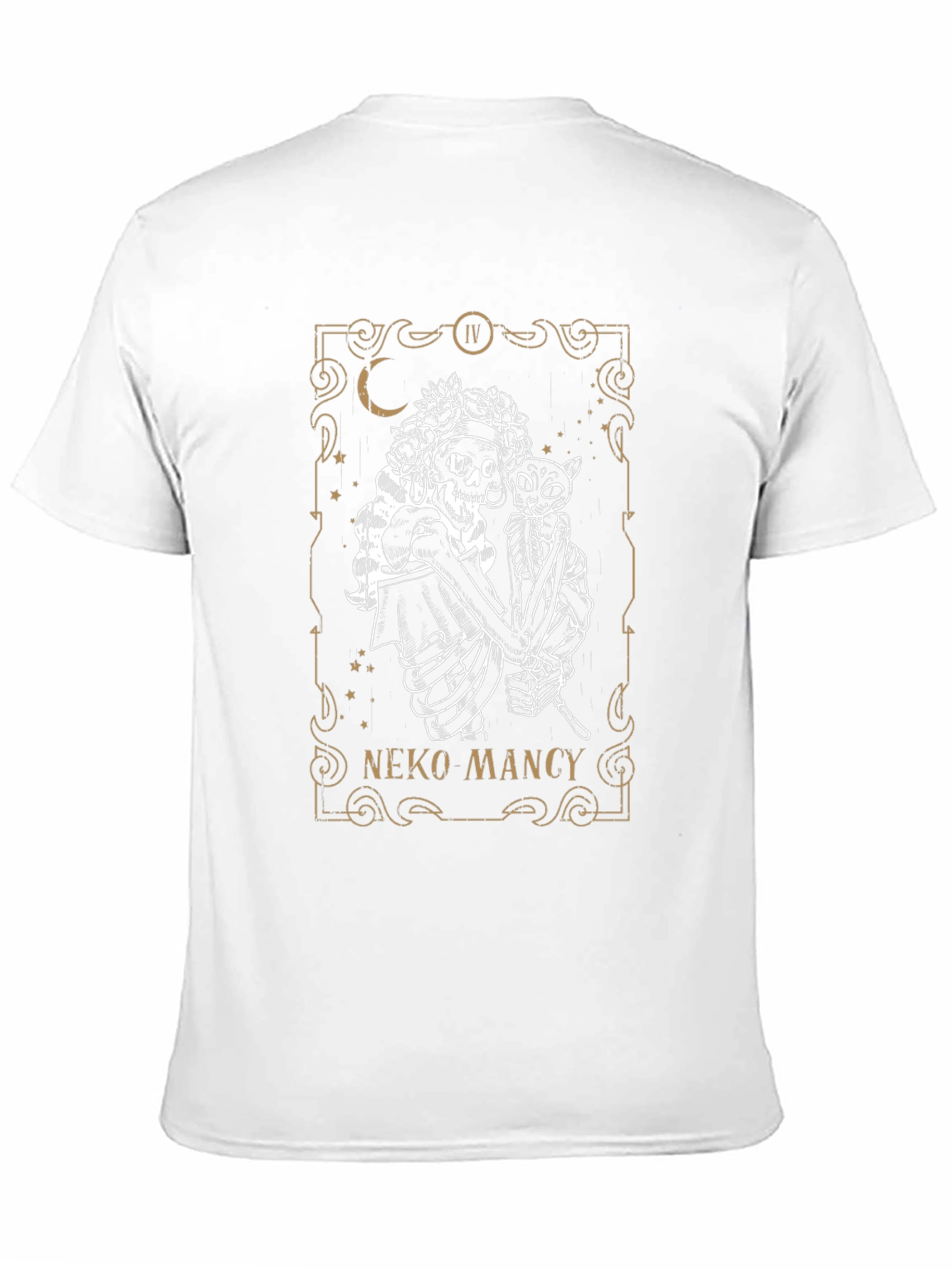 Neko Mancy Tarot Card T-Shirt