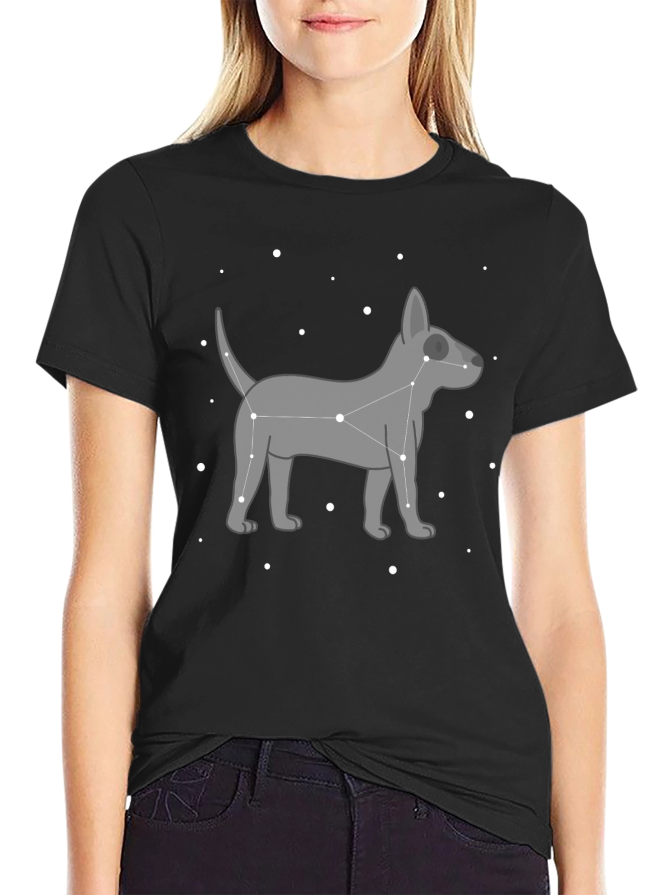 Dog Constellation Graphic T-Shirt