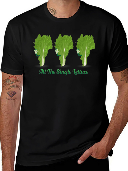 All The Single Lettuce T-Shirt - Black