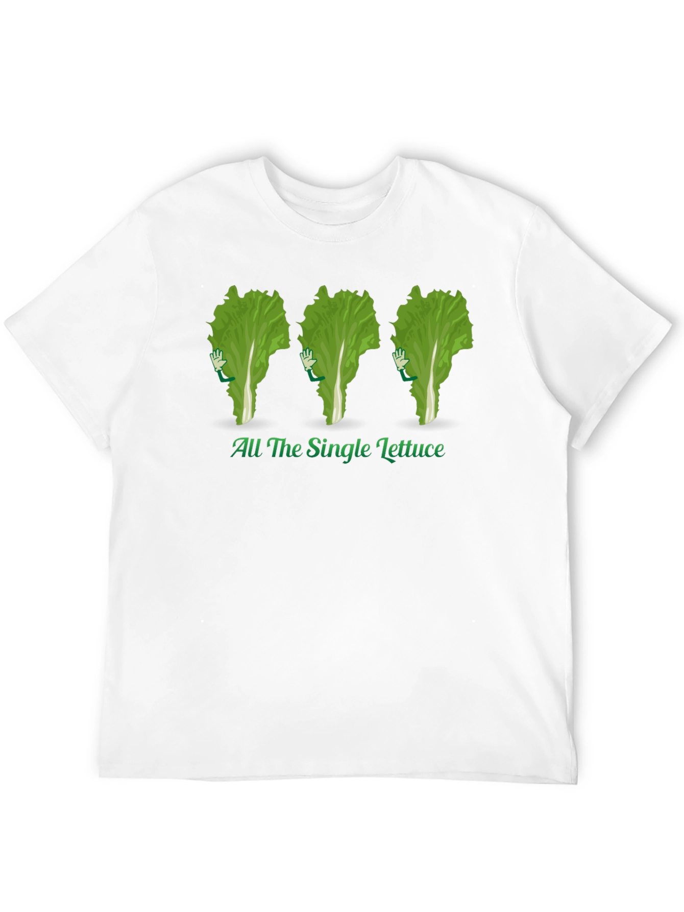 All The Single Lettuce T-Shirt - Black