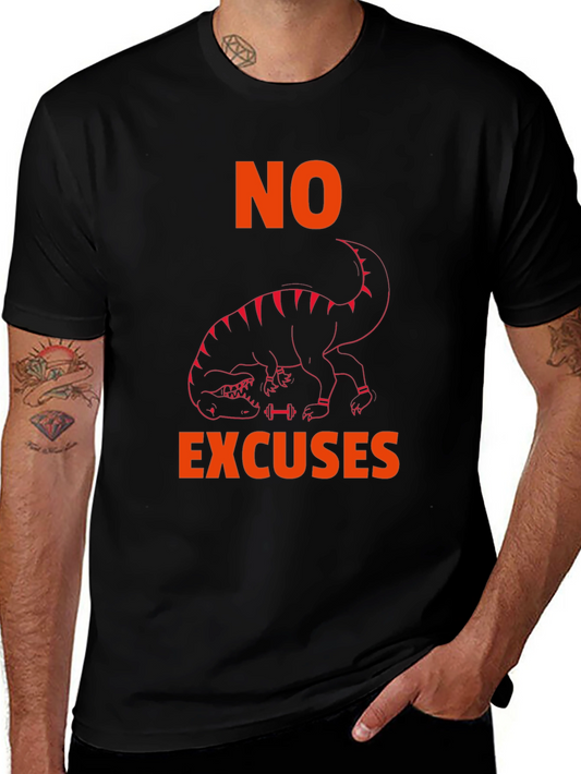 No Excuses T-Rex Workout T-Shirt