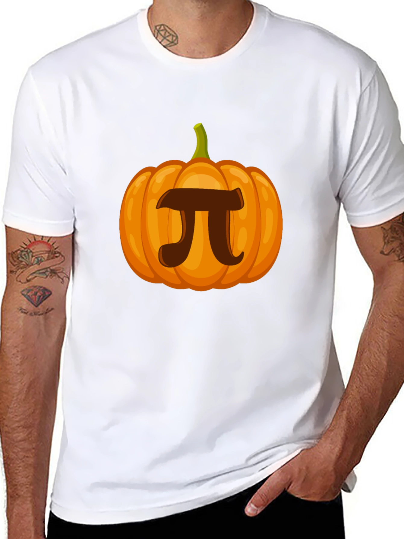 Pumpkin Pi Halloween T-Shirt - Math Pun
