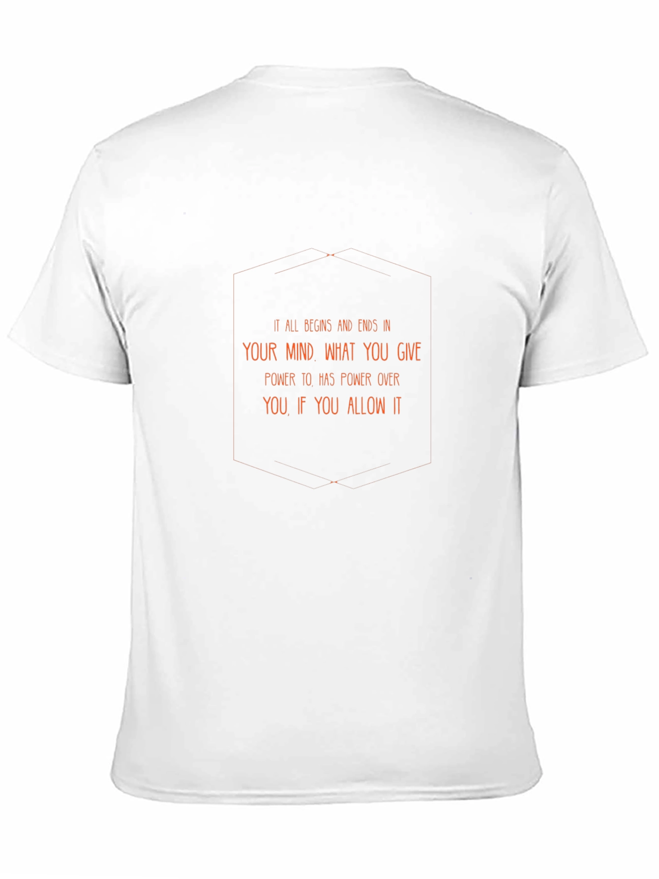 Mind Power Quote Graphic Tee - Black