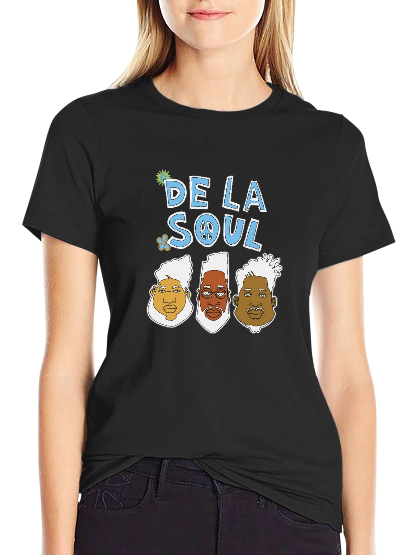 De La Soul Graphic T-Shirt Black