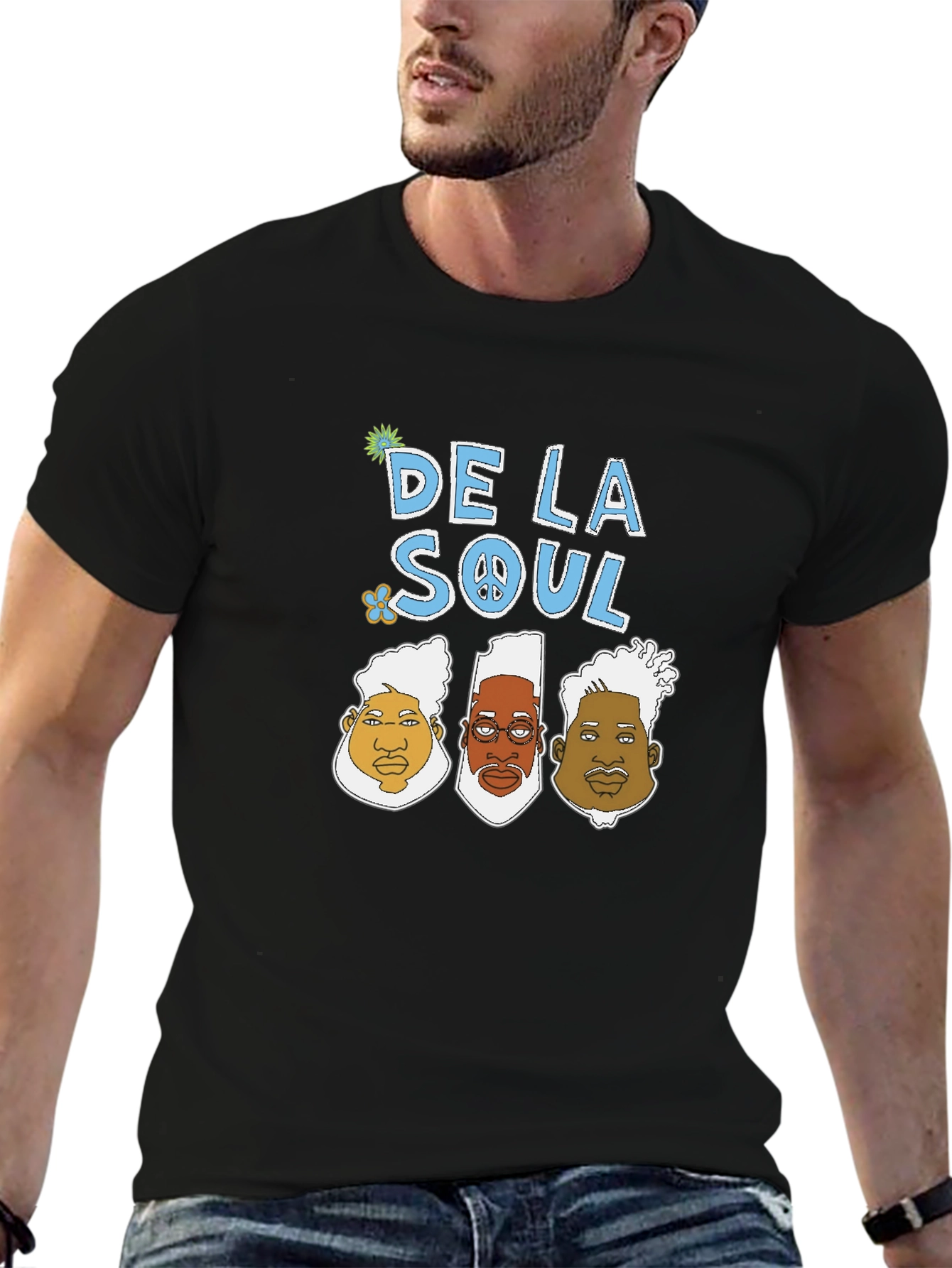 De La Soul Graphic T-Shirt Black