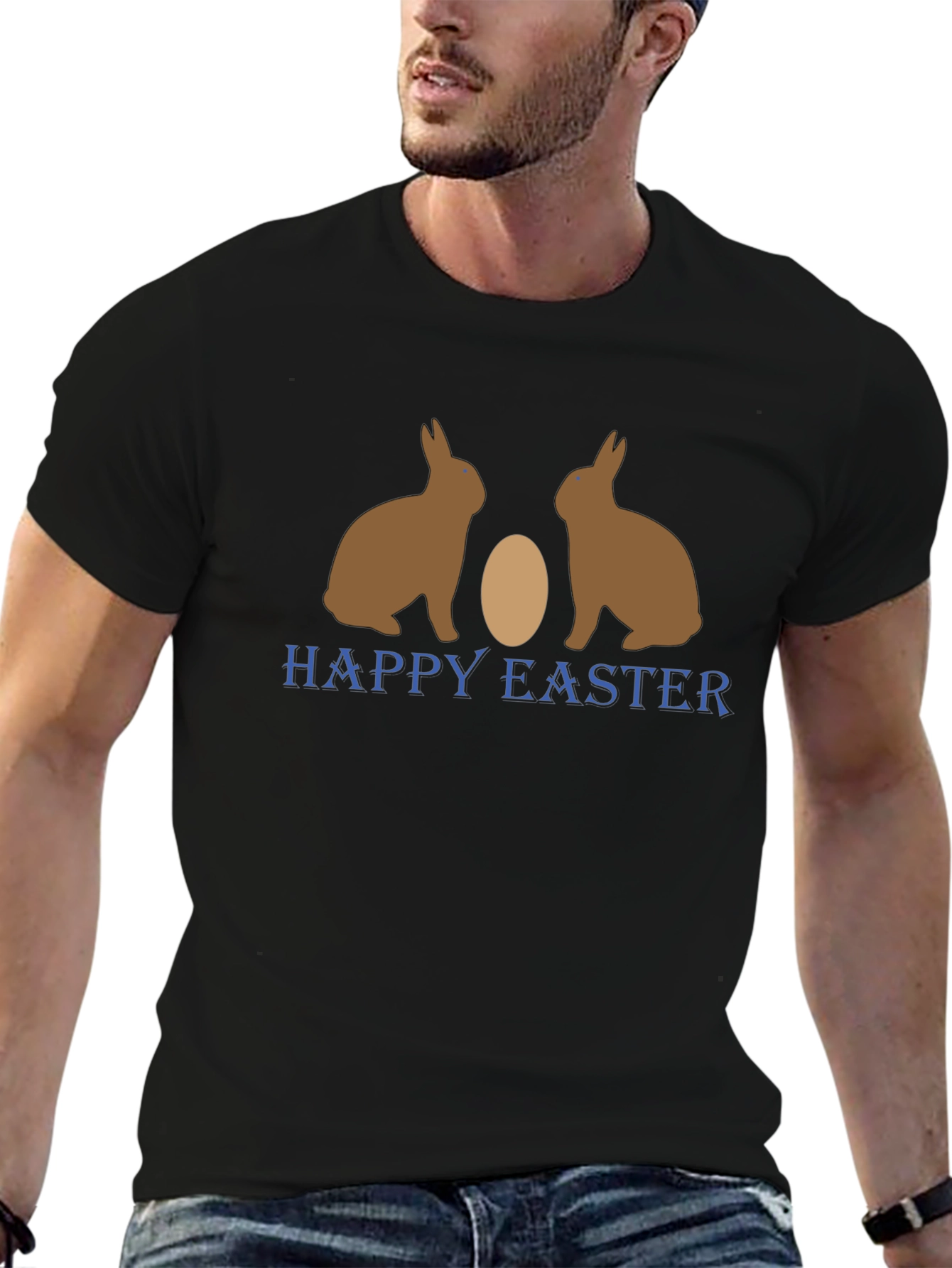 Happy Easter Bunny Graphic Tee - Unisex