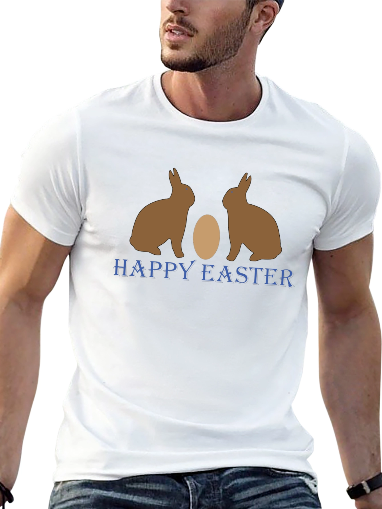 Happy Easter Bunny Graphic Tee - Unisex