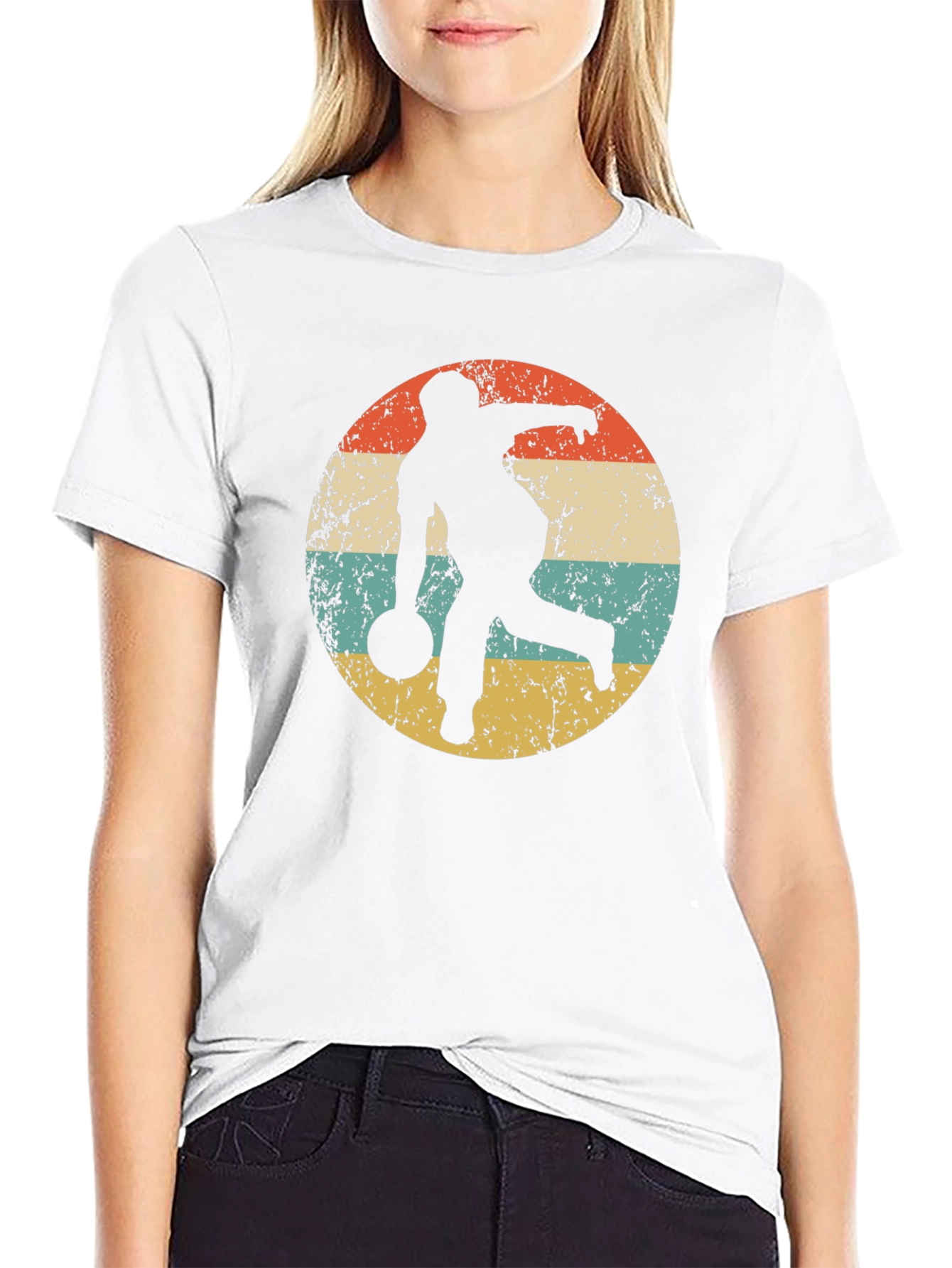 Retro Bowling T-Shirt - Strike Design
