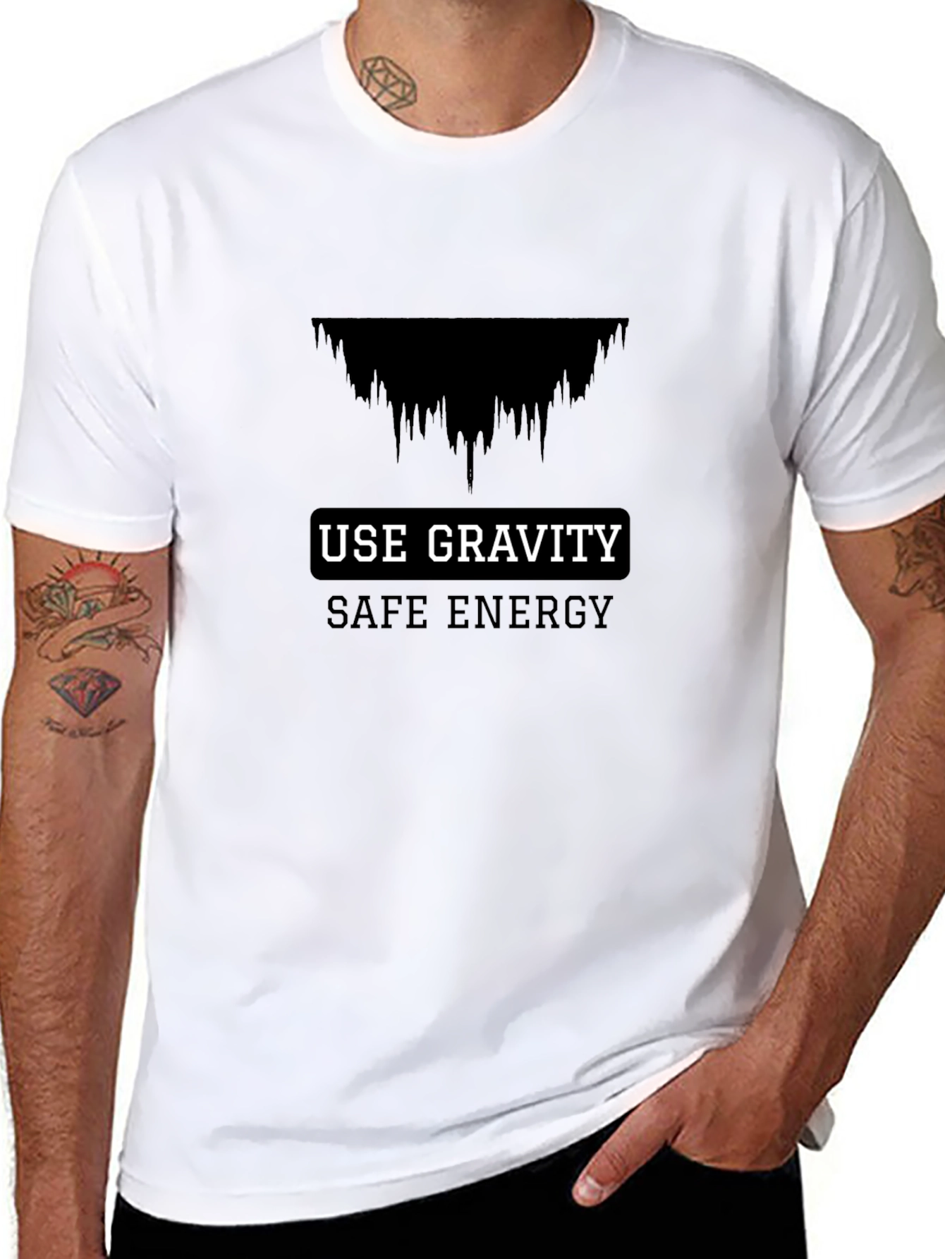 Use Gravity T-Shirt - Safe Energy Graphic Tee