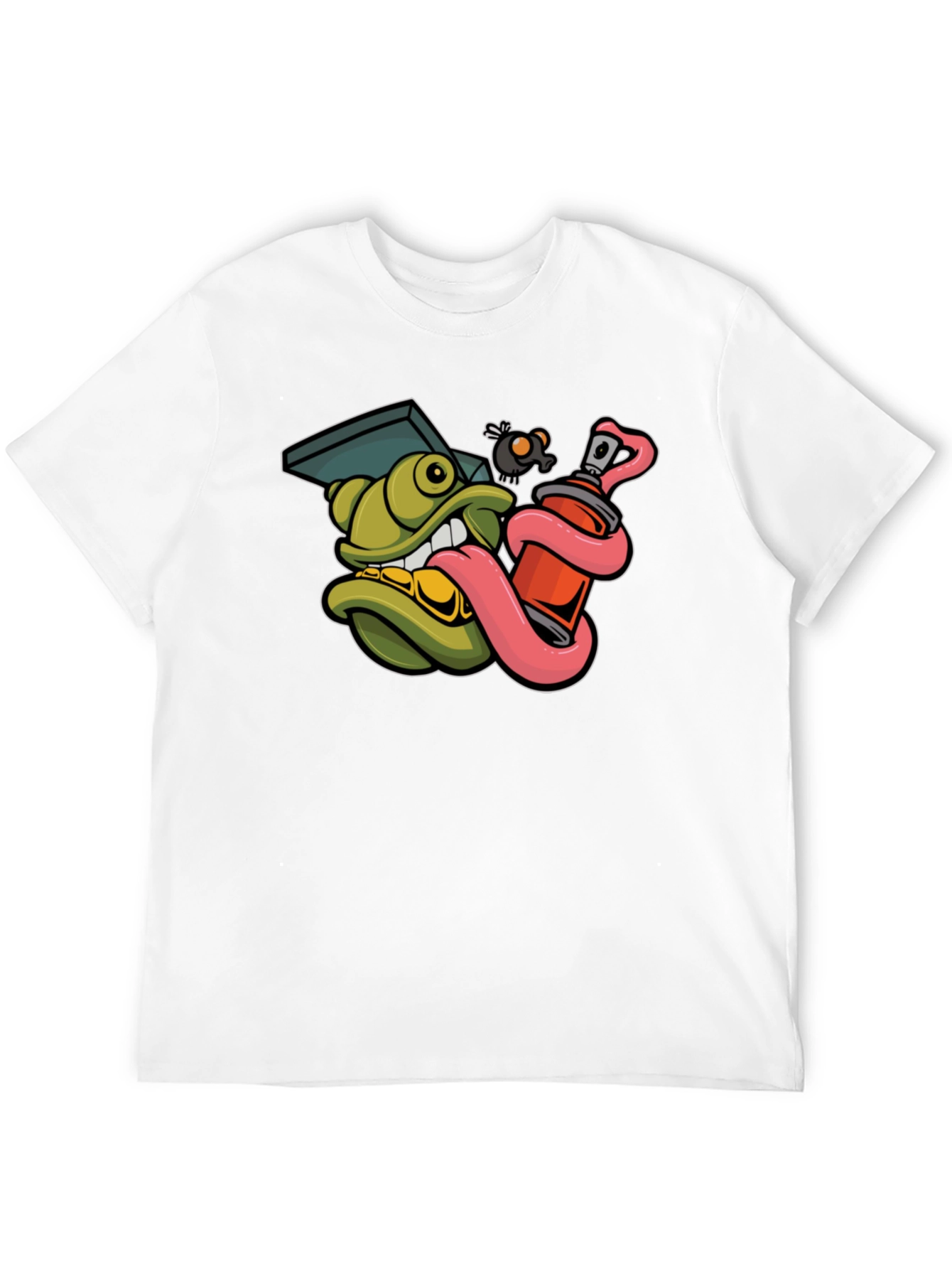 Graffiti Character Graphic T-Shirt