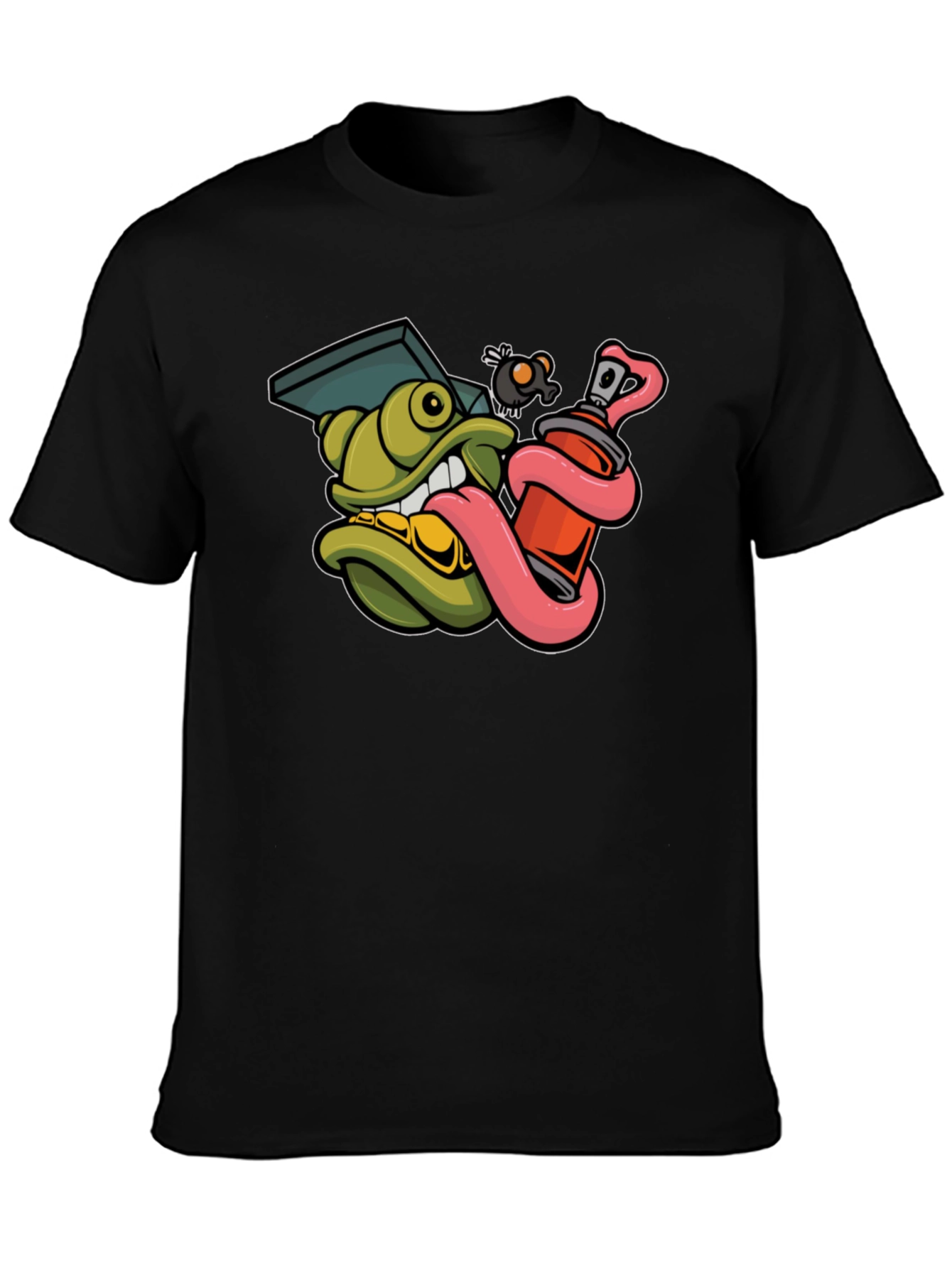 Graffiti Character Graphic T-Shirt
