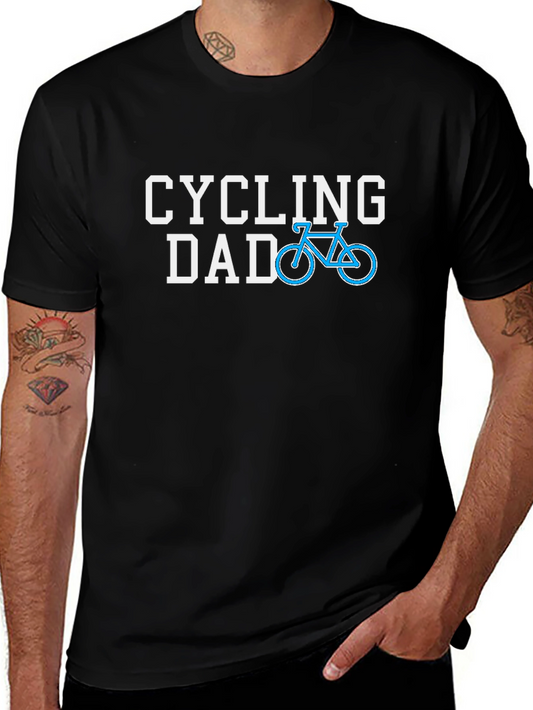 Cycling Dad Graphic T-Shirt - Black