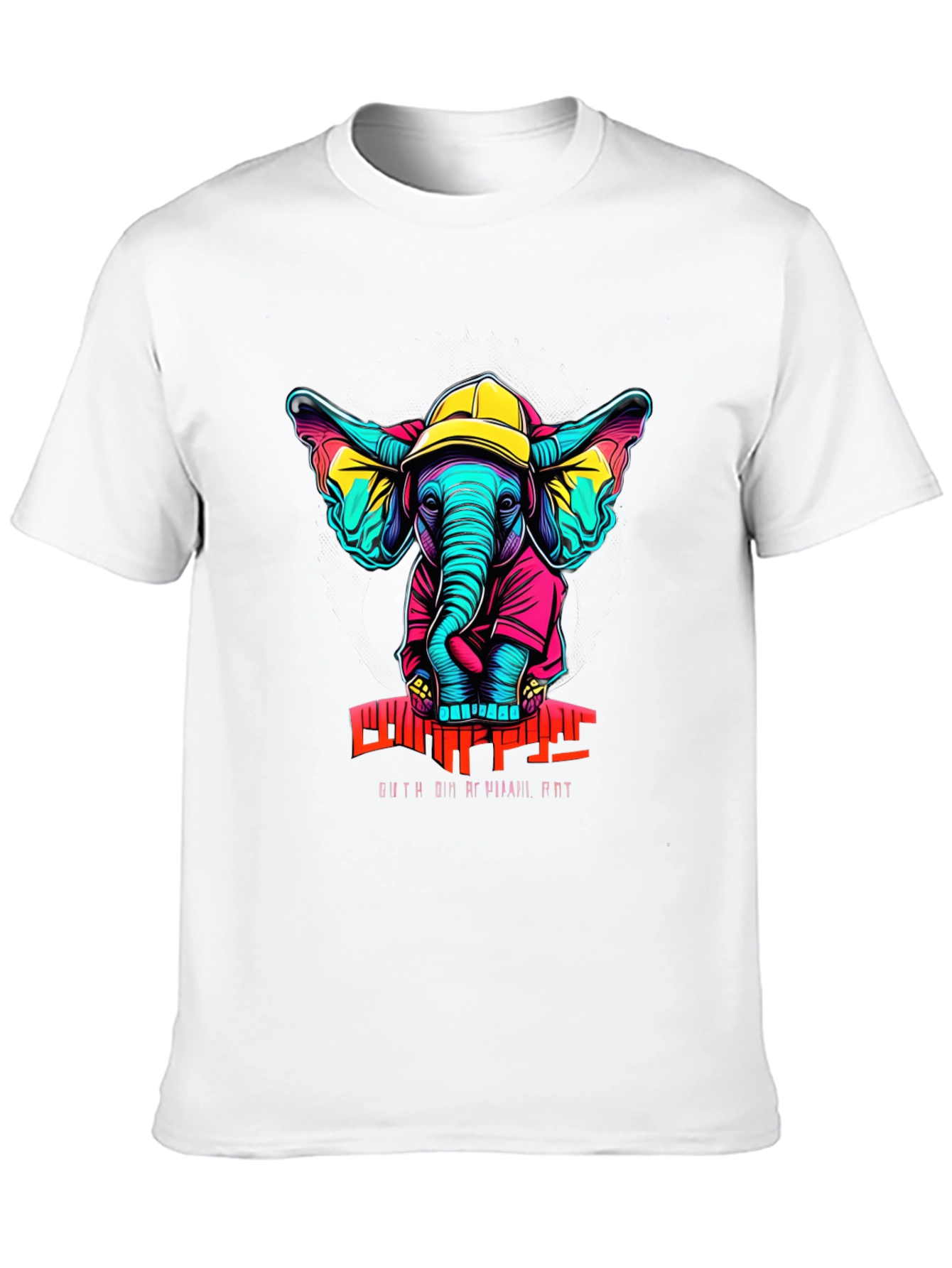 Funky Elephant Graphic Tee