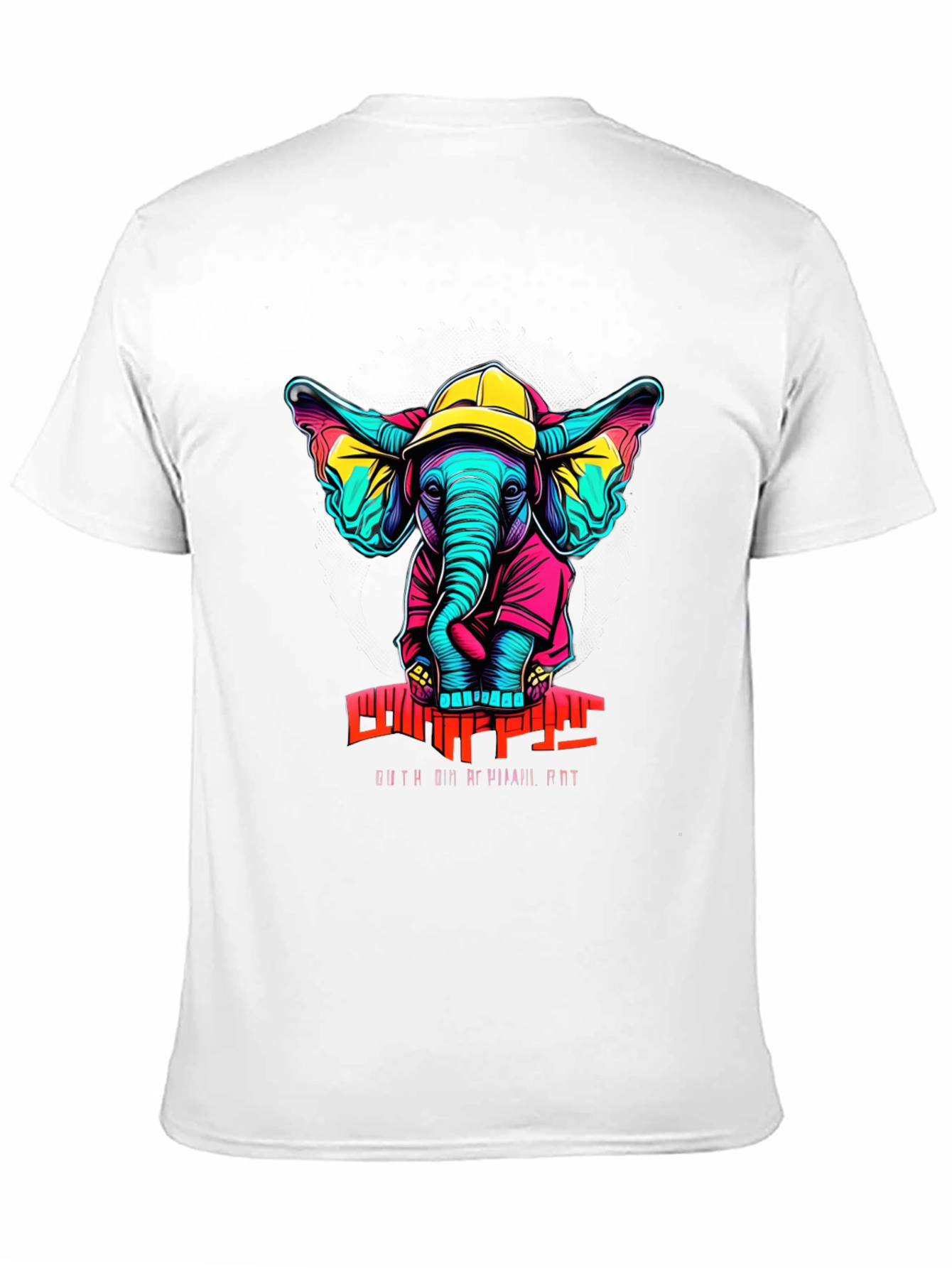 Funky Elephant Graphic Tee