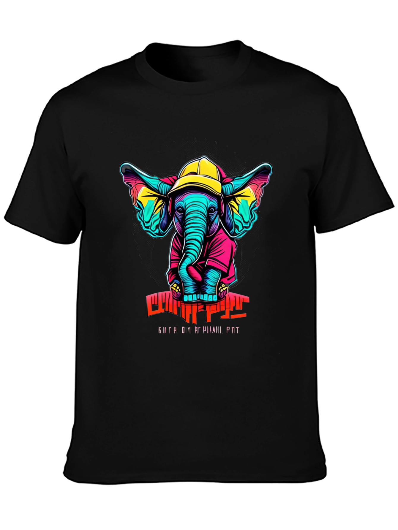 Funky Elephant Graphic Tee