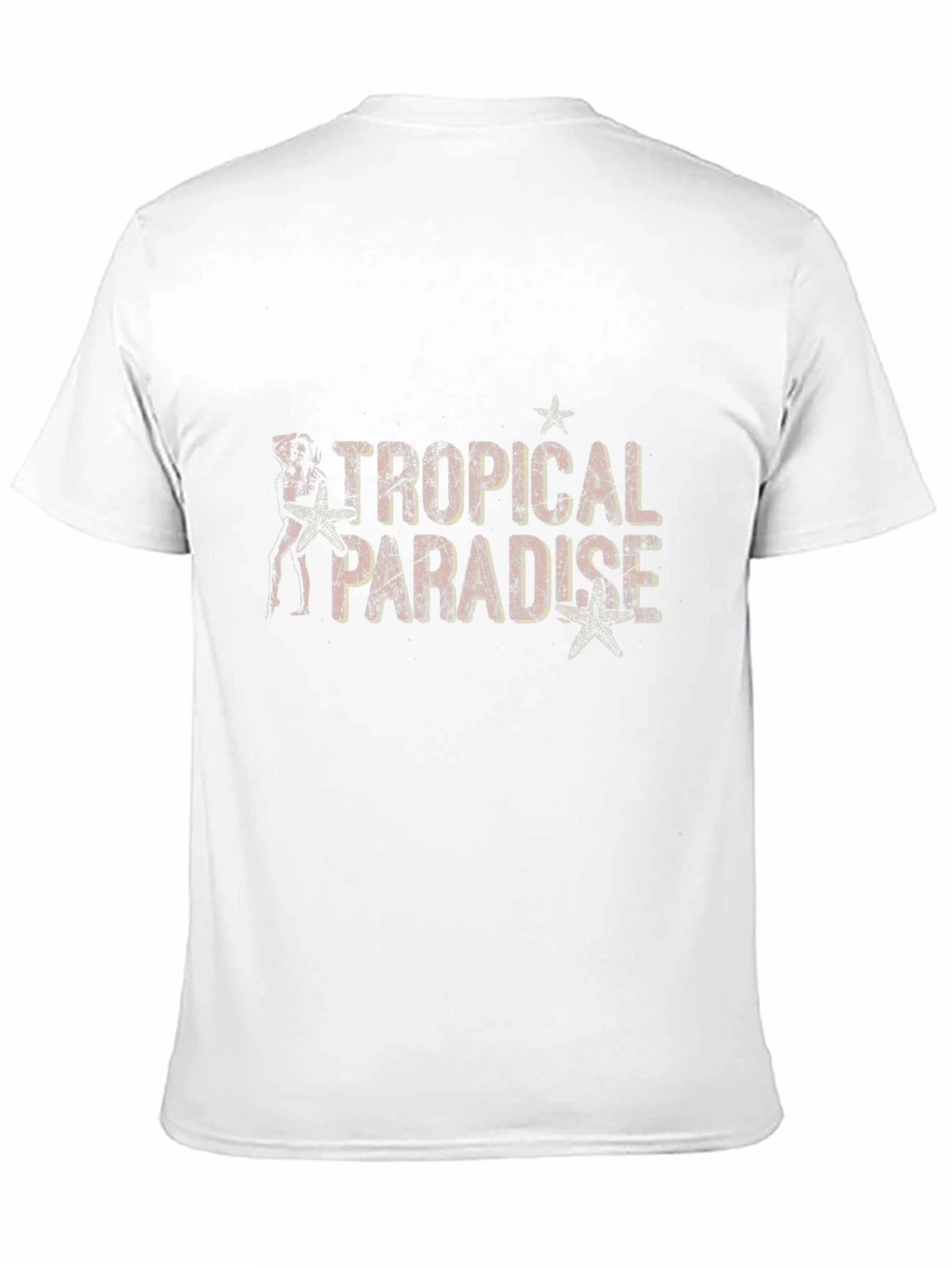 Tropical Paradise Black Graphic Tee