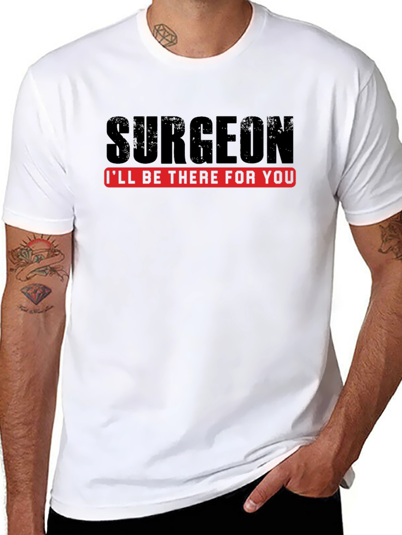 Surgeon Ill Be There For You Black T-Shirt