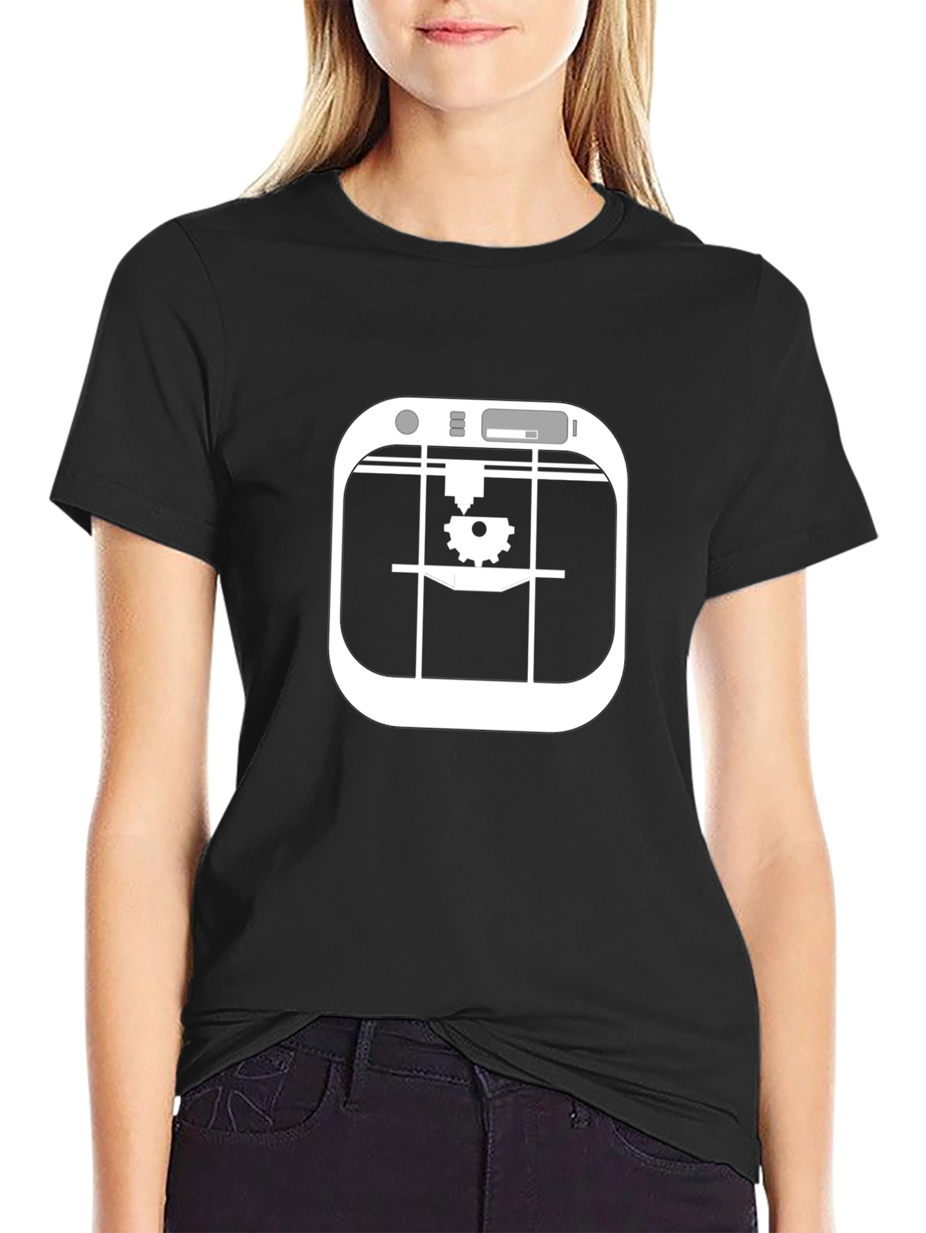3D Printer Graphic Tee - Tech Lovers Shirt