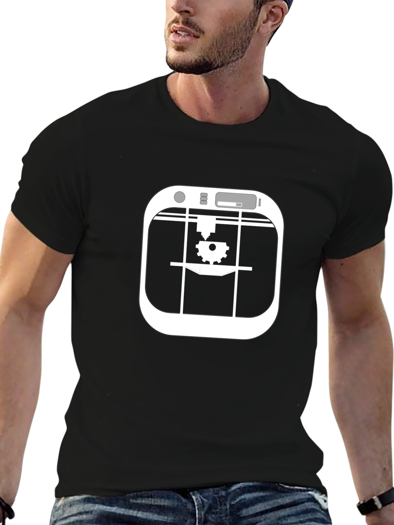 3D Printer Graphic Tee - Tech Lovers Shirt