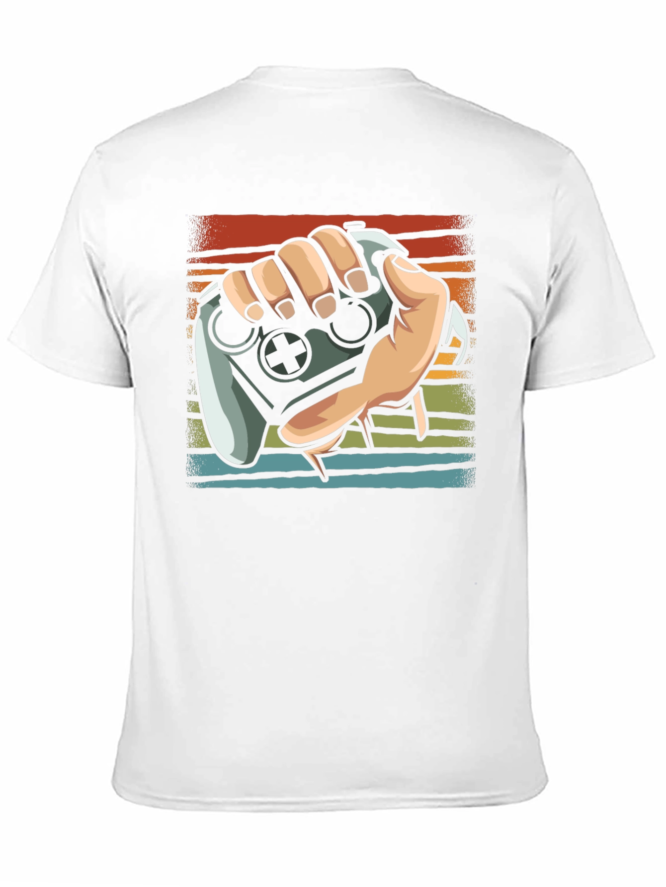 Gamer Controller Graphic Tee - Black Cotton Shirt