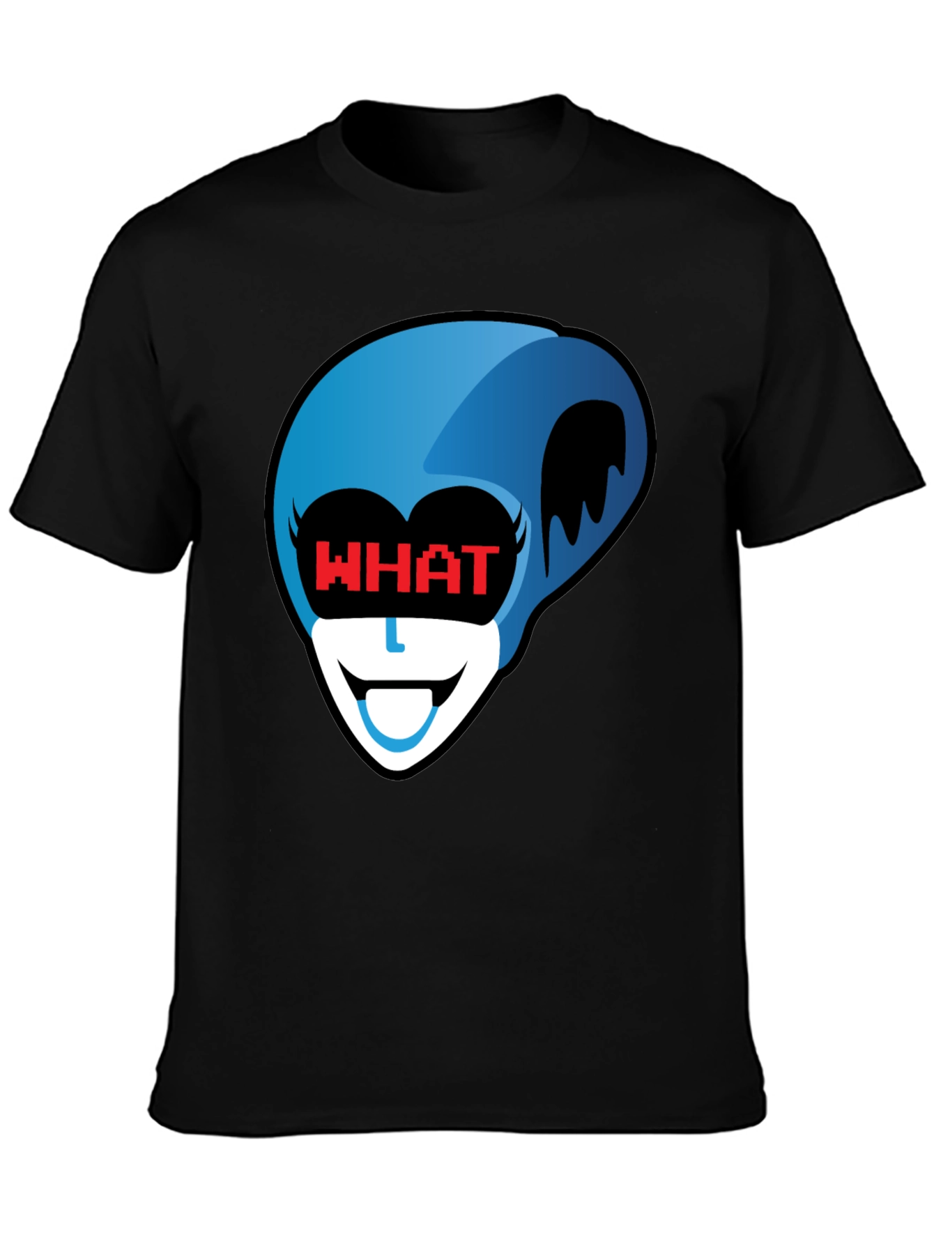 Queen Deltarune WHAT Black T-Shirt