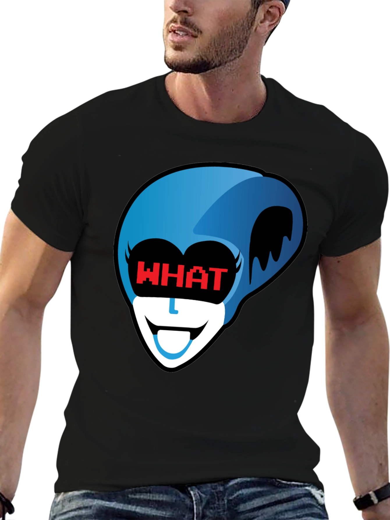 Queen Deltarune WHAT Black T-Shirt