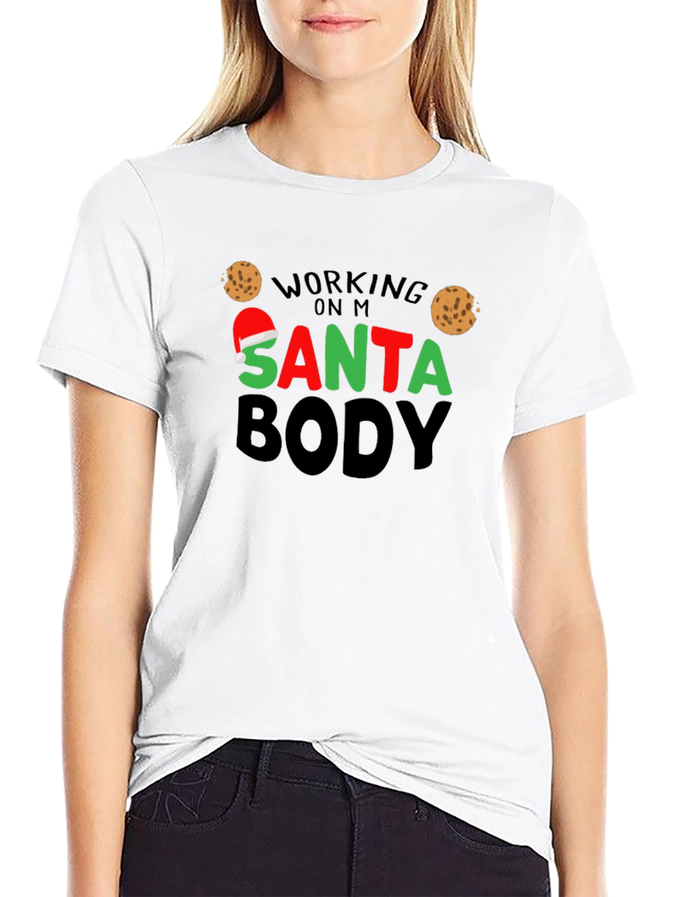 Santa Body Mens Graphic Tee